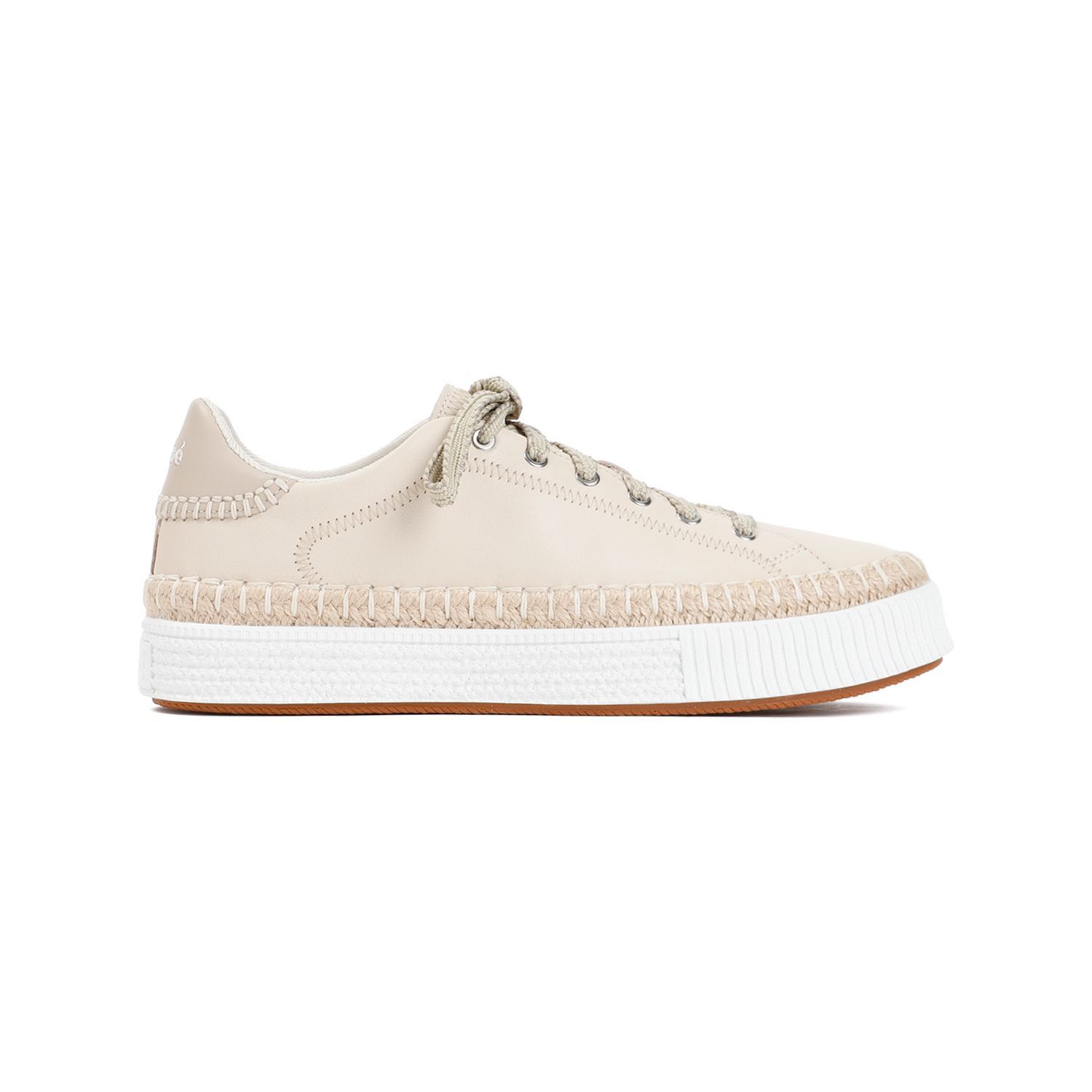 Chloe o1loc1c1024 Lauren Sneakers in Delicate Nude Size US 6 / IT 36 - 1 Thumbnail
