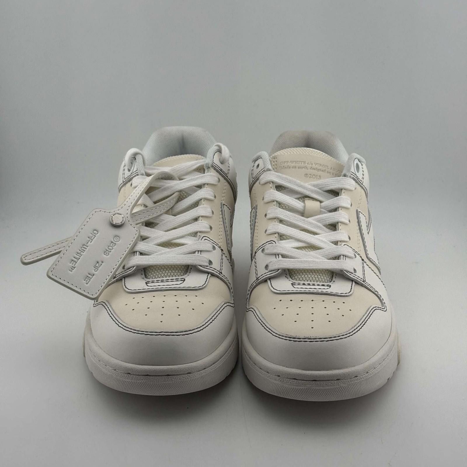 Off-White Off-White Out Of Office Cream 38EU Used OG Box Size US 8 / IT 38 - 2 Thumbnail