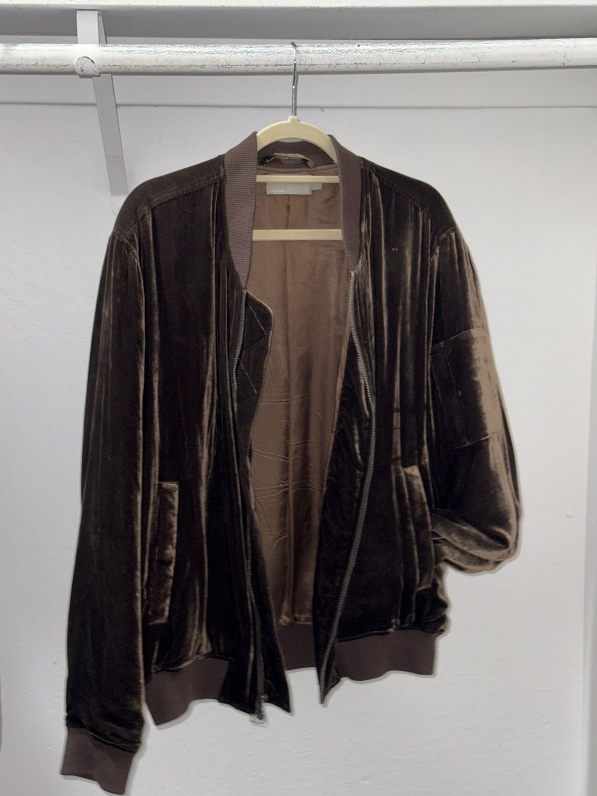 Vince Vince Suede Bomber Jacket in Brown Size US L / EU 52-54 / 3 - 1 Thumbnail