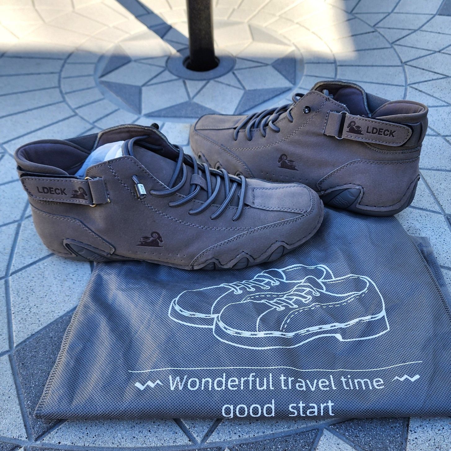 Designer LDeck Waterproof Suede Outdoor Chukka Sneakers 38 Unisex Size US 5.5 / EU 38 - 12 Thumbnail