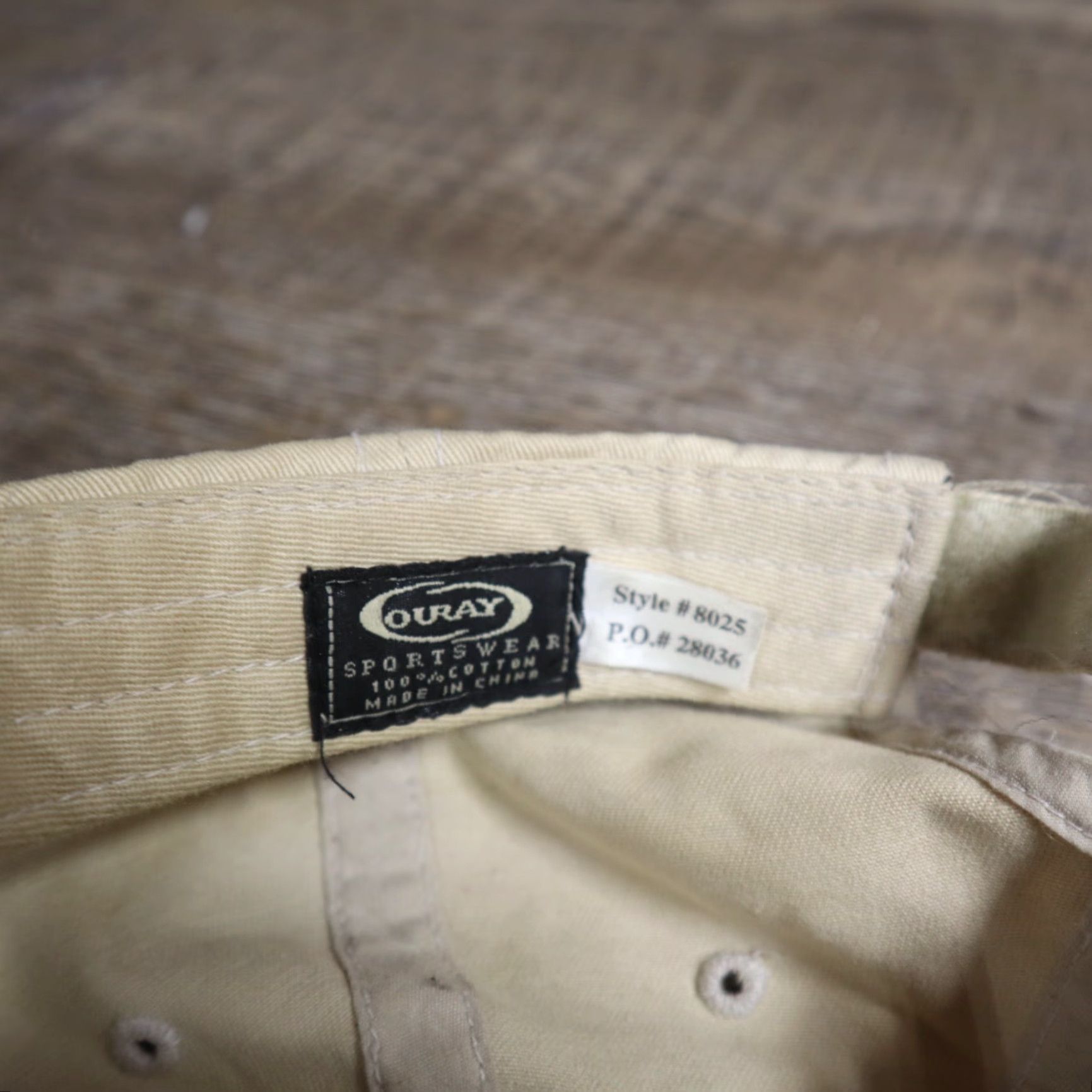 Vintage Vintage Lake District Unisex Adjustable Baseball Cap Beige Cotton 90s Outdoor Outdoor Size ONE SIZE - 6 Thumbnail
