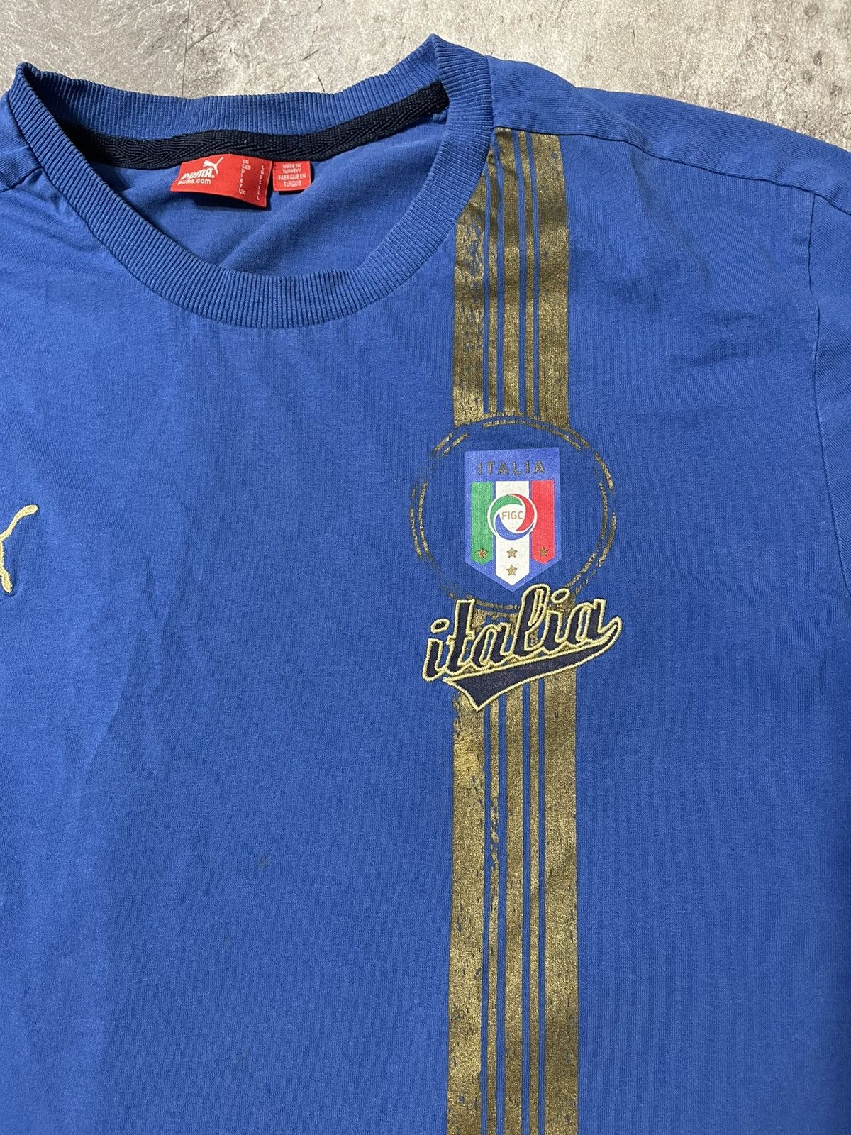 Puma Puma Italy Home Soccer Shirt Football Jersey Streetwear Y2K Size US L / EU 52-54 / 3 - 2 Thumbnail