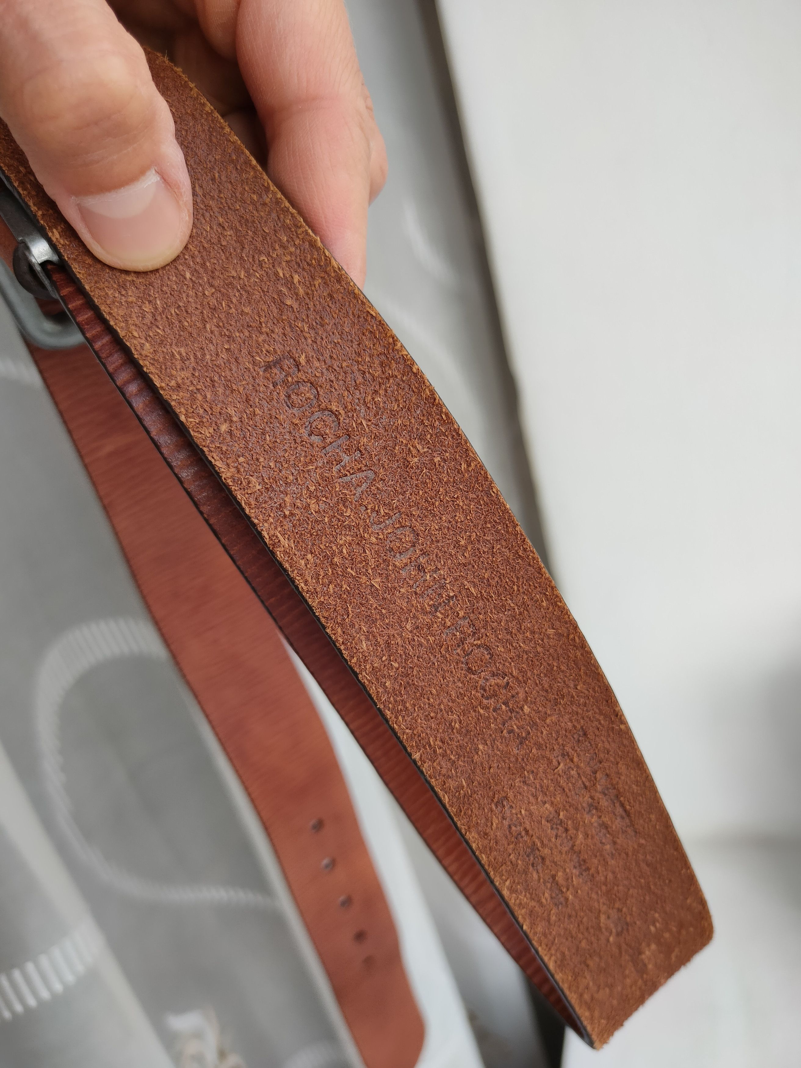 Genuine Leather Rocha John Rocha Leather Belt RJR Genuine Leather Belt Size ONE SIZE - 6 Thumbnail