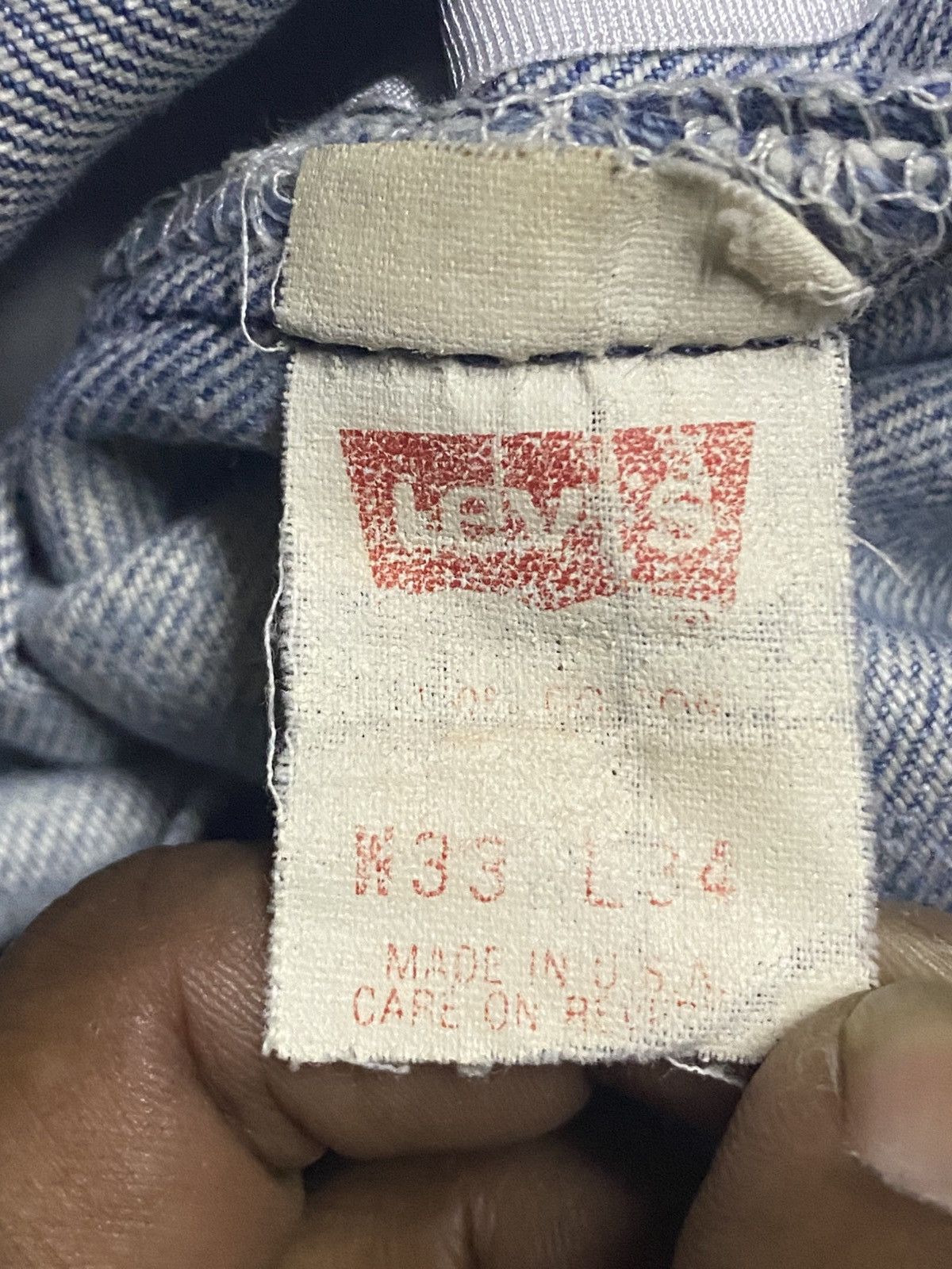 Levi's Vintage Levis 501 90s Distressed ButtonFly Jeans Size US 32 / EU 48 - 19 Thumbnail