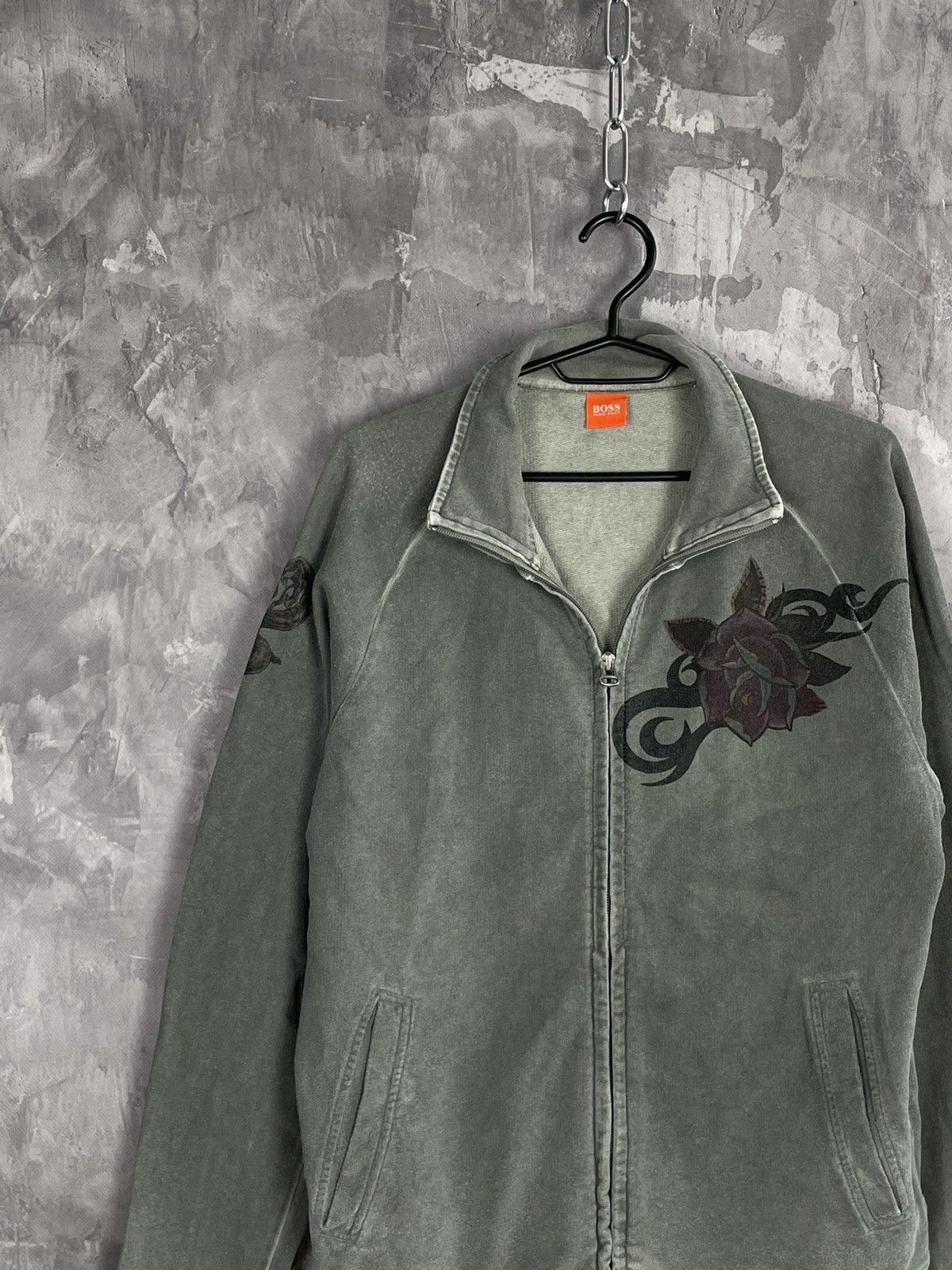 Hugo Boss × Vintage Vintage zip sweater turtleneck Hugo Boss 90s Size US L / EU 52-54 / 3 - 3 Thumbnail