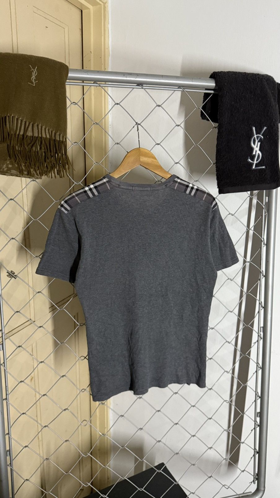 Burberry Burberry Black Label NovaCheck Shoulder Pink Embroidery Grey Size XS / US 0-2 / IT 36-38 - 5 Thumbnail