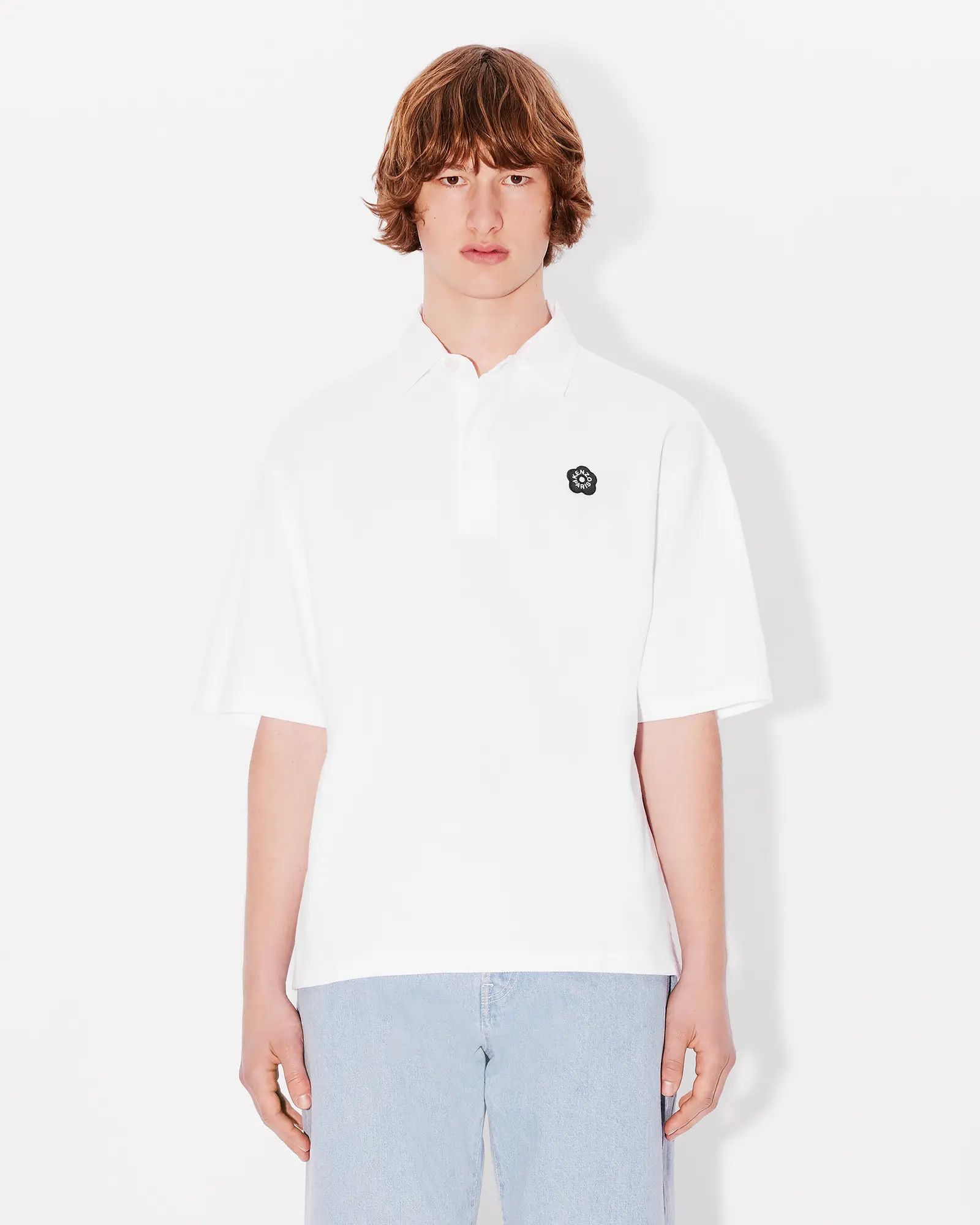 Kenzo o1s22i1n0125 Boke Flower Polo Shirt in White Size US XL / EU 56 / 4 - 3 Thumbnail