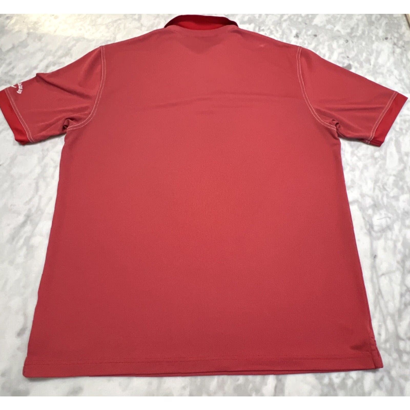 Callaway Callaway Polo Opti Dri Red Logo Golf Shirt Collared XL Men’s Short Sleeve Sports Shirt Size US XL / EU 56 / 4 - 3 Thumbnail