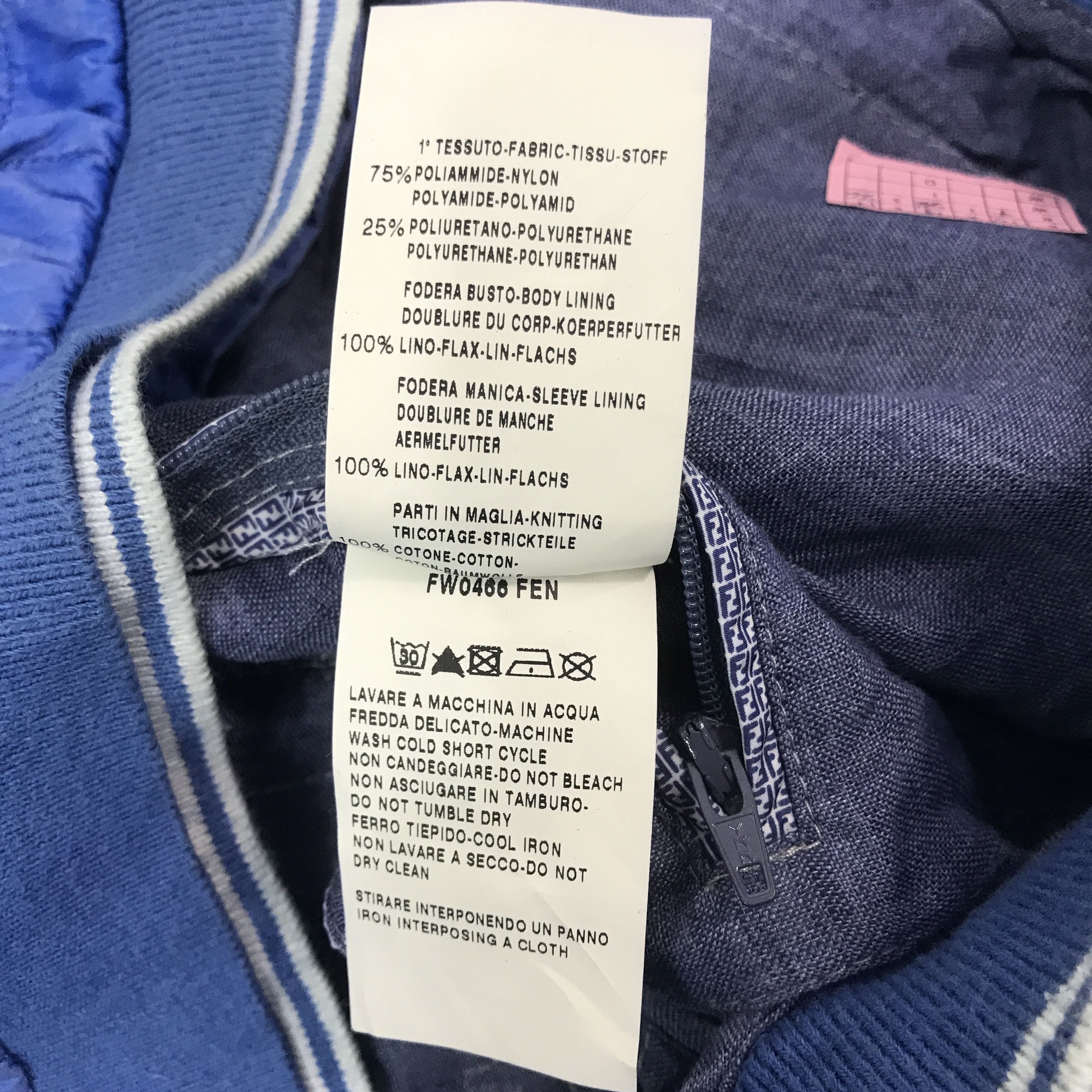 Fendi Rare Fendi Zipper Jacket Size US S / EU 44-46 / 1 - 12 Thumbnail