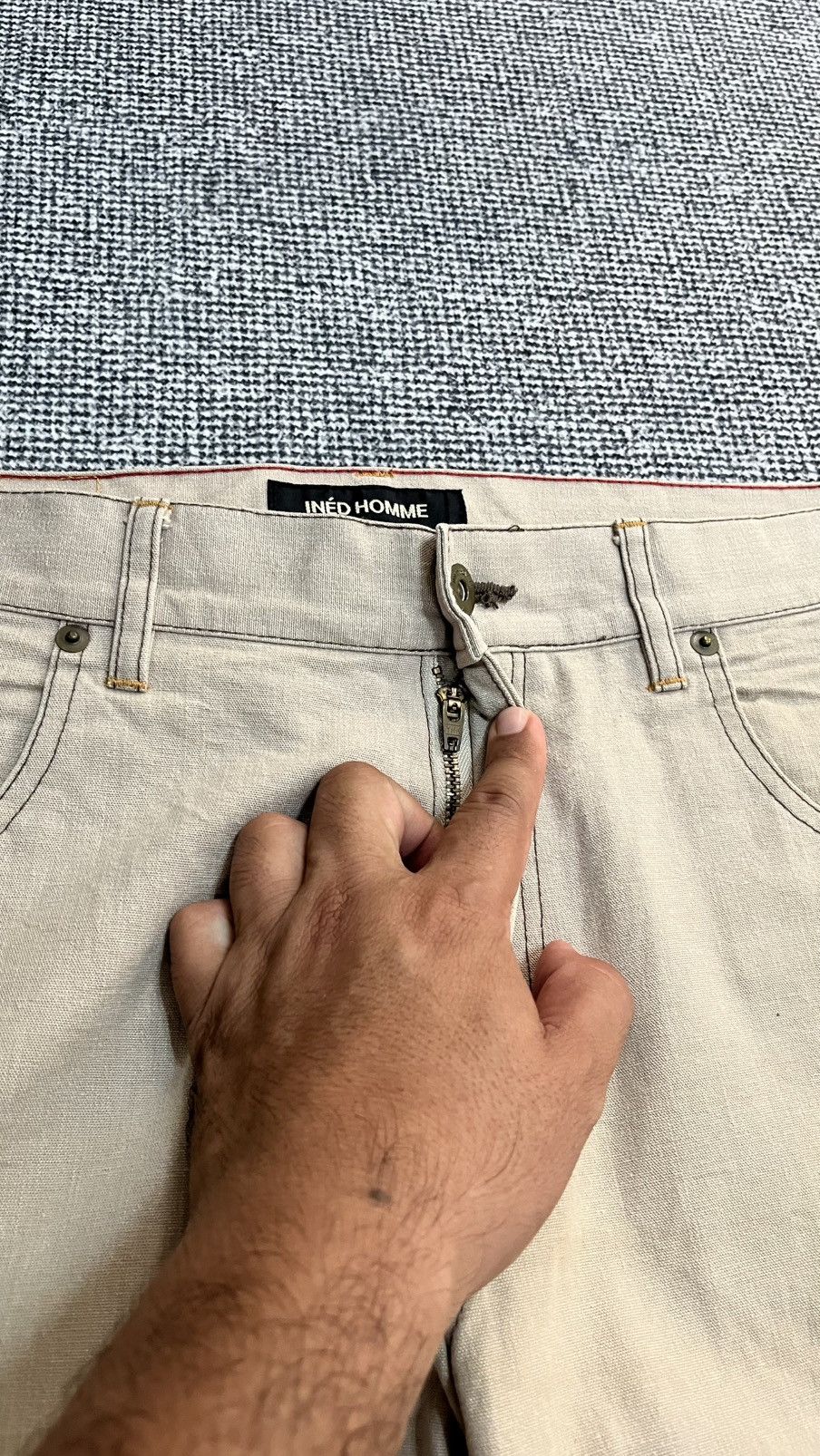 Yohji Yamamoto Vintage Ined Homme Yohji Yamamoto jeans Size US 32 / EU 48 - 10 Thumbnail