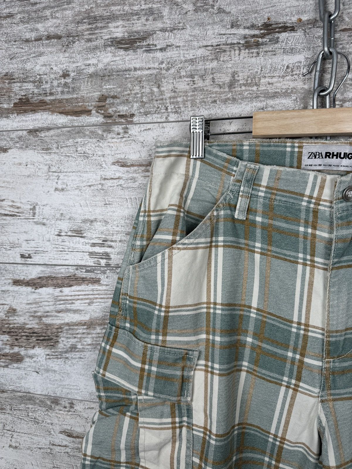 Rhude × Zara Mens Zara Rhuigi cargo pants streetwear Japanese style baggy Size US 32 / EU 48 - 4 Thumbnail
