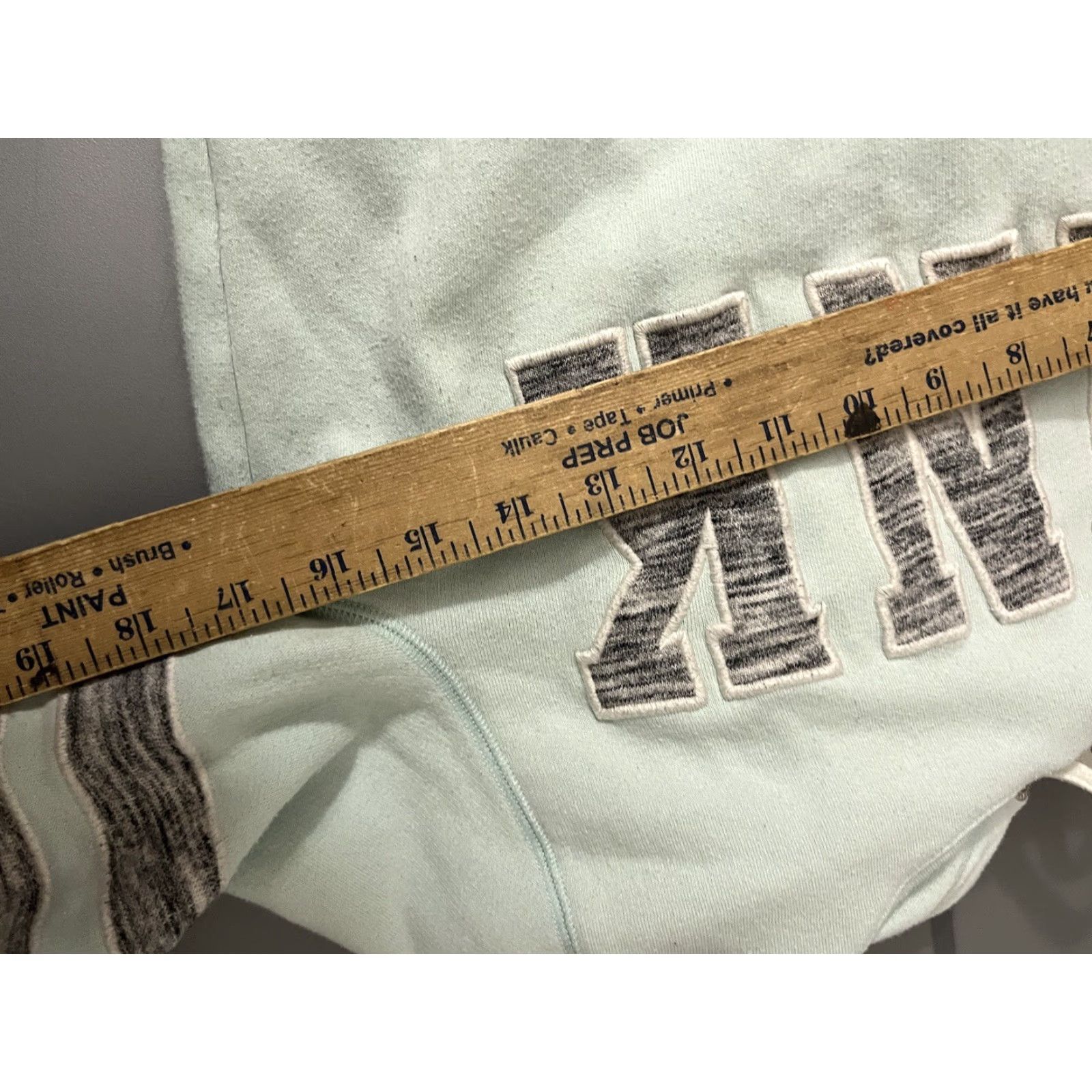Victoria's Secret VINTAGE Victoria's Secret PINK Lightweight Hoodie Sweatshirt Size Small Light Blue Activewear Womens Size S / US 4 / IT 40 - 6 Thumbnail