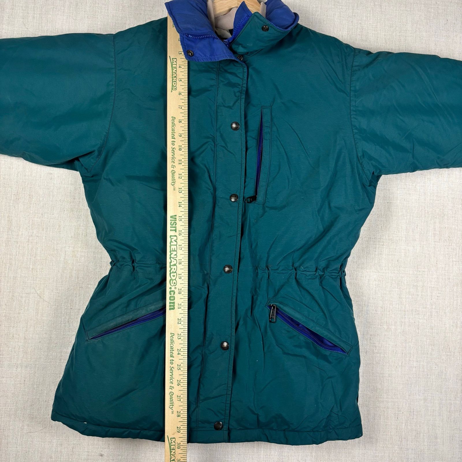 L.L. Bean VTG LL Bean Penobscot Parka Wmns Goose Down Teal Med Jacket Size M / US 6-8 / IT 42-44 - 8 Thumbnail