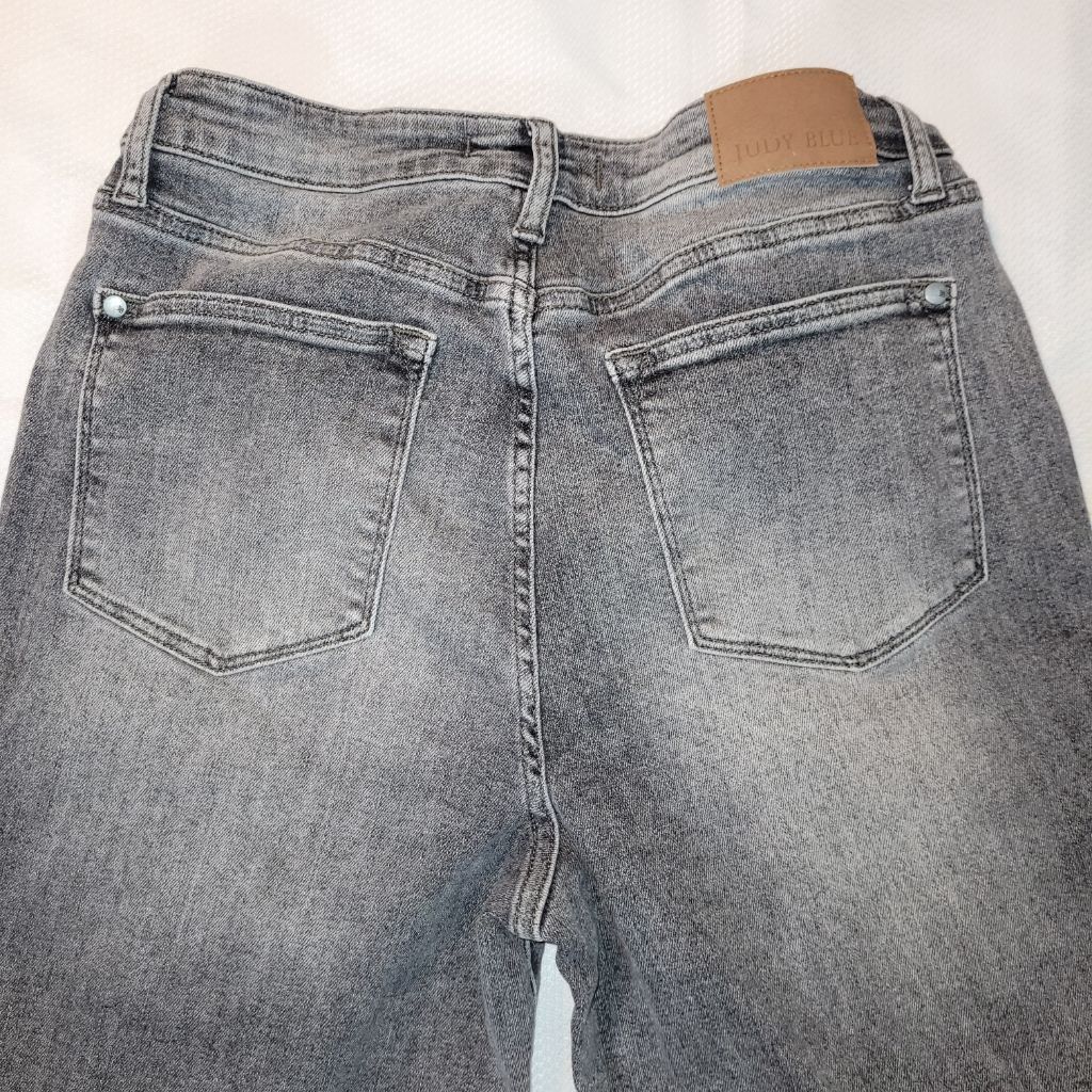 Judy Blue Women's Judy Blue Gray Slim Fit Skinny Jeans Size 13 Size 31" - 5 Thumbnail
