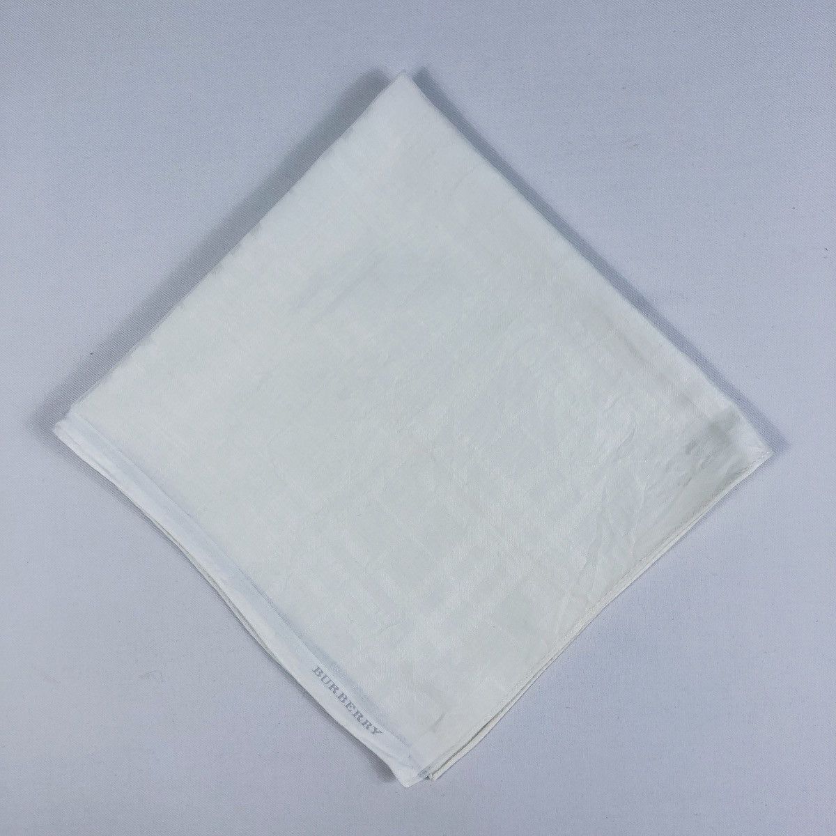 image of Burberry Handkerchief Bandana in White, Men's
