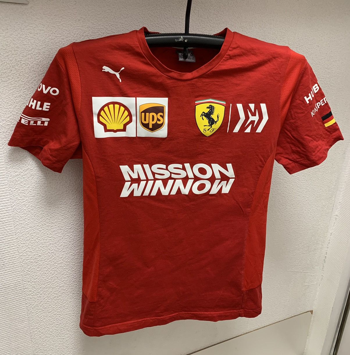 Ferrari Puma Formula Uno F1 red t-shirt M sz