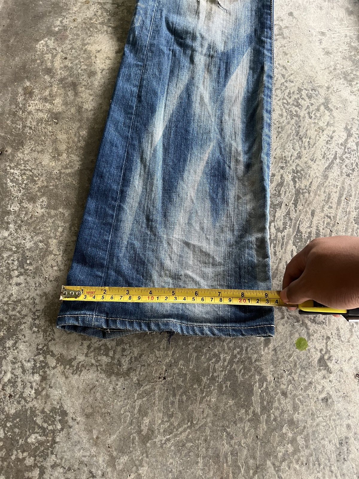 If Six Was Nine × Japanese Brand × Vanquish Flare Vanquish Denim Tornado Mart Inspired Size US 33 - 7 Thumbnail