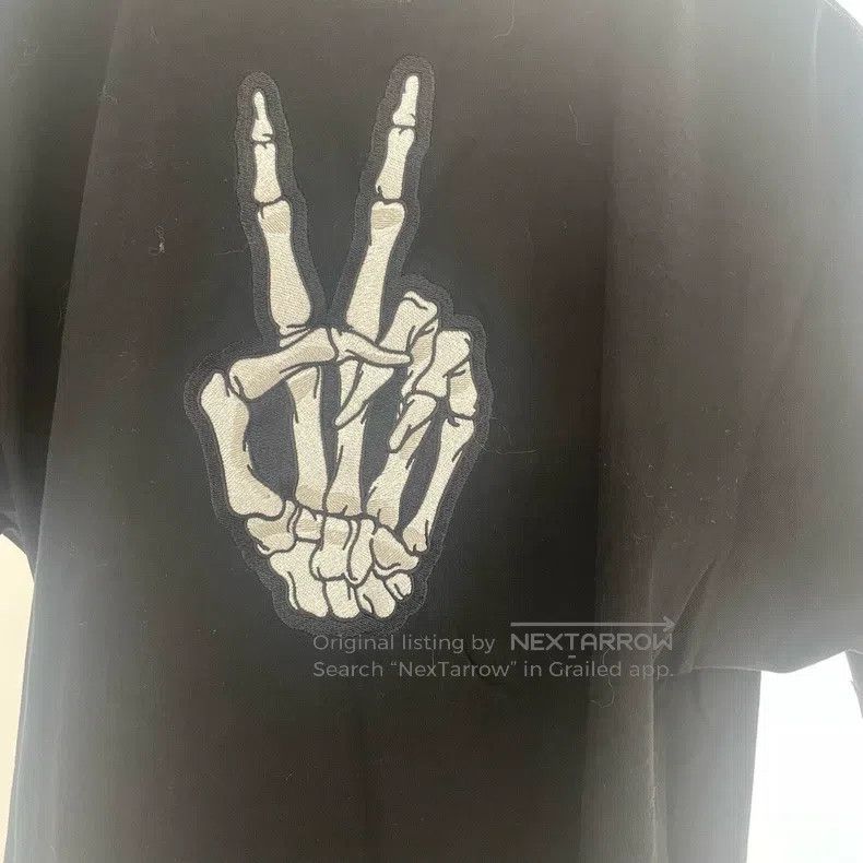 Balenciaga Balenciaga Black Chest Printed Devil Face Logo Back Embroi Size US XS / EU 42 / 0 - 4 Thumbnail