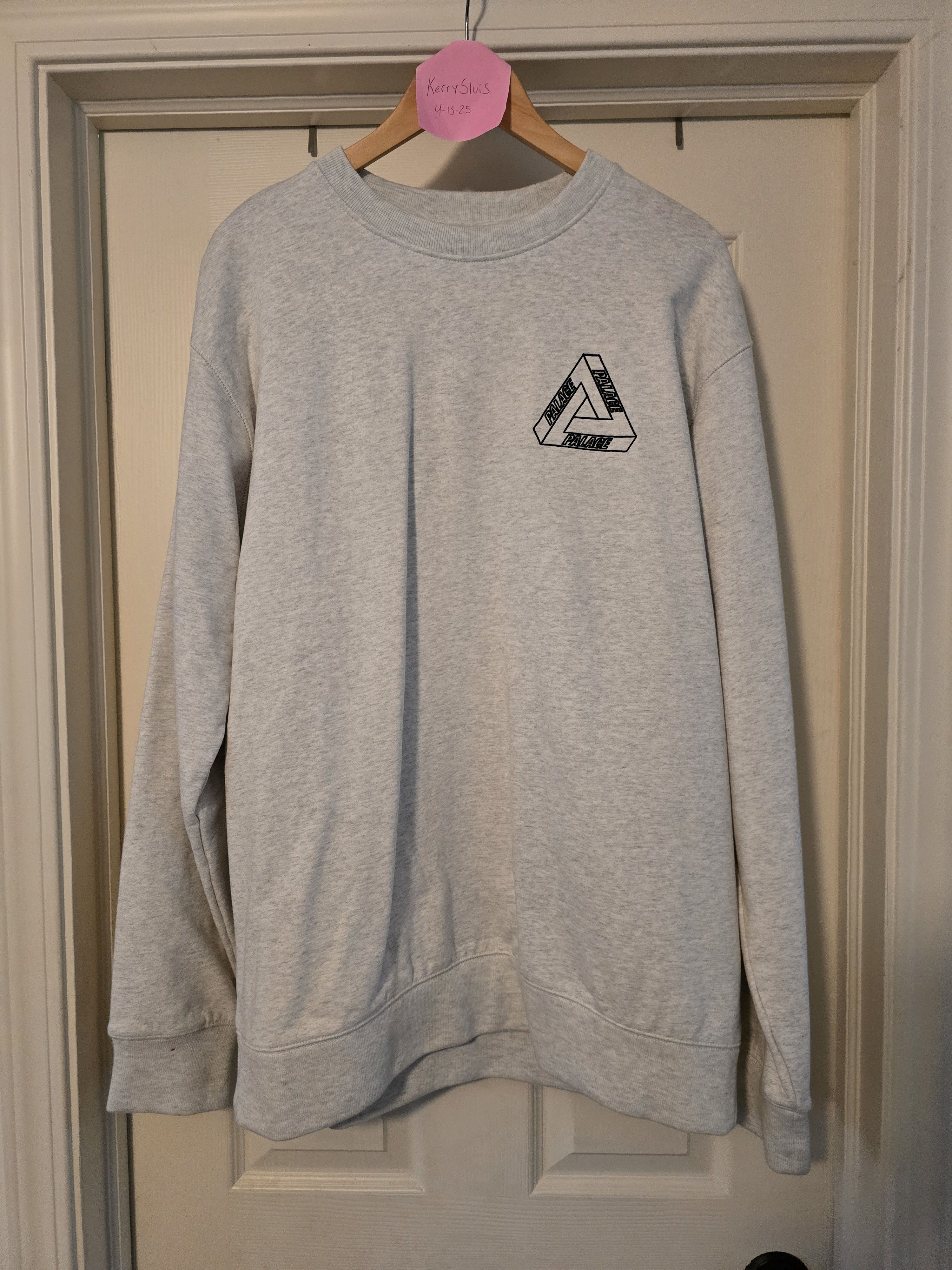 Palace Palace Outline Mit Designer Gray Sweater Size US XXL / EU 58 / 5 - 2 Thumbnail