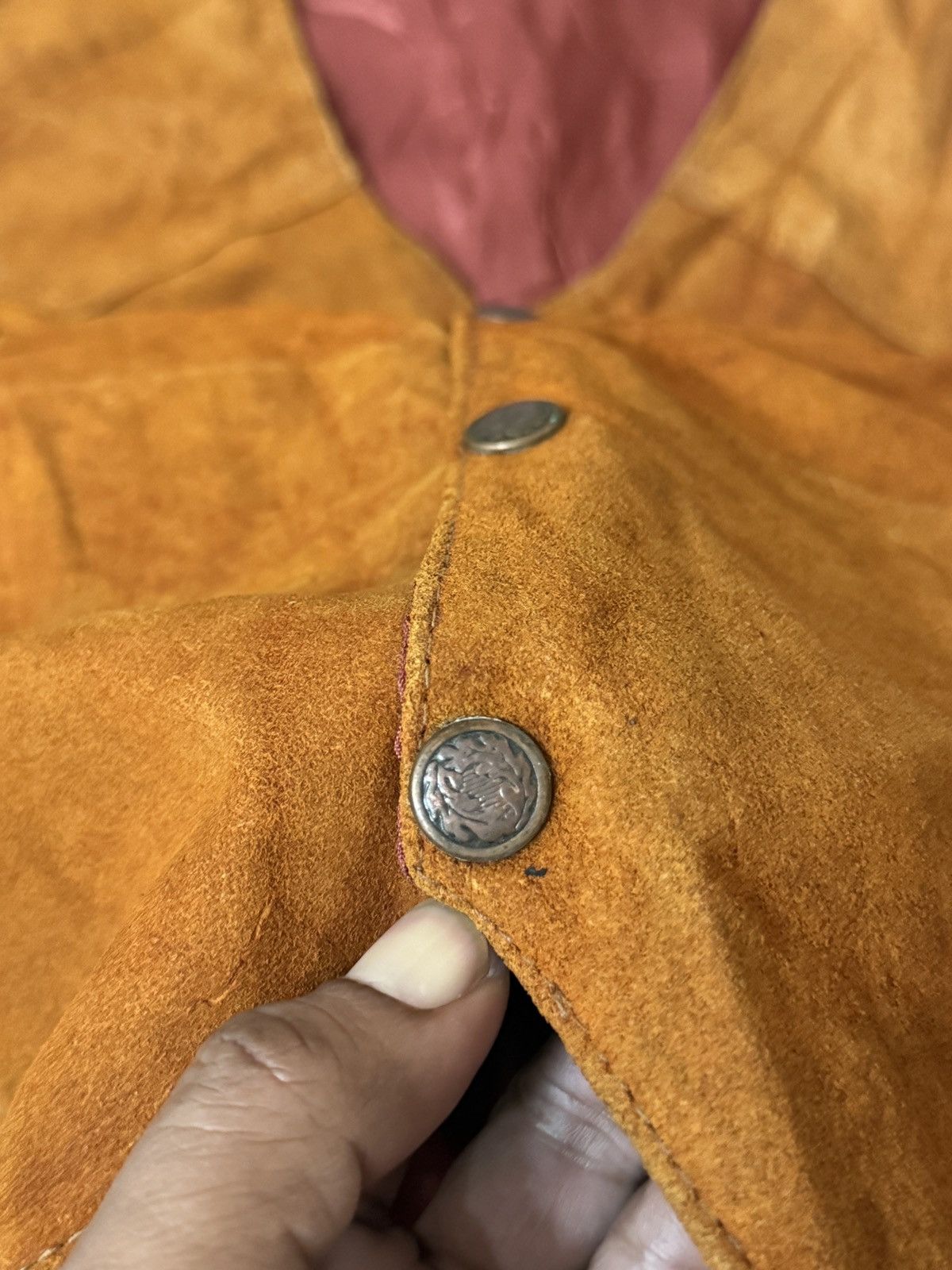 Genuine Leather 🔥🔥🔥ARCHIVE VTG STEER SUEDE LEATHER VEST Size US M / EU 48-50 / 2 - 6 Thumbnail