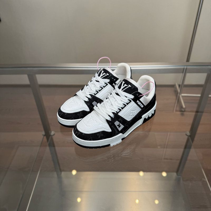 Louis Vuitton Louis Vuitton Panda Print Low-Top Fashion Sneakers 0079 Size US 6.5 / EU 39-40 - 1 Thumbnail