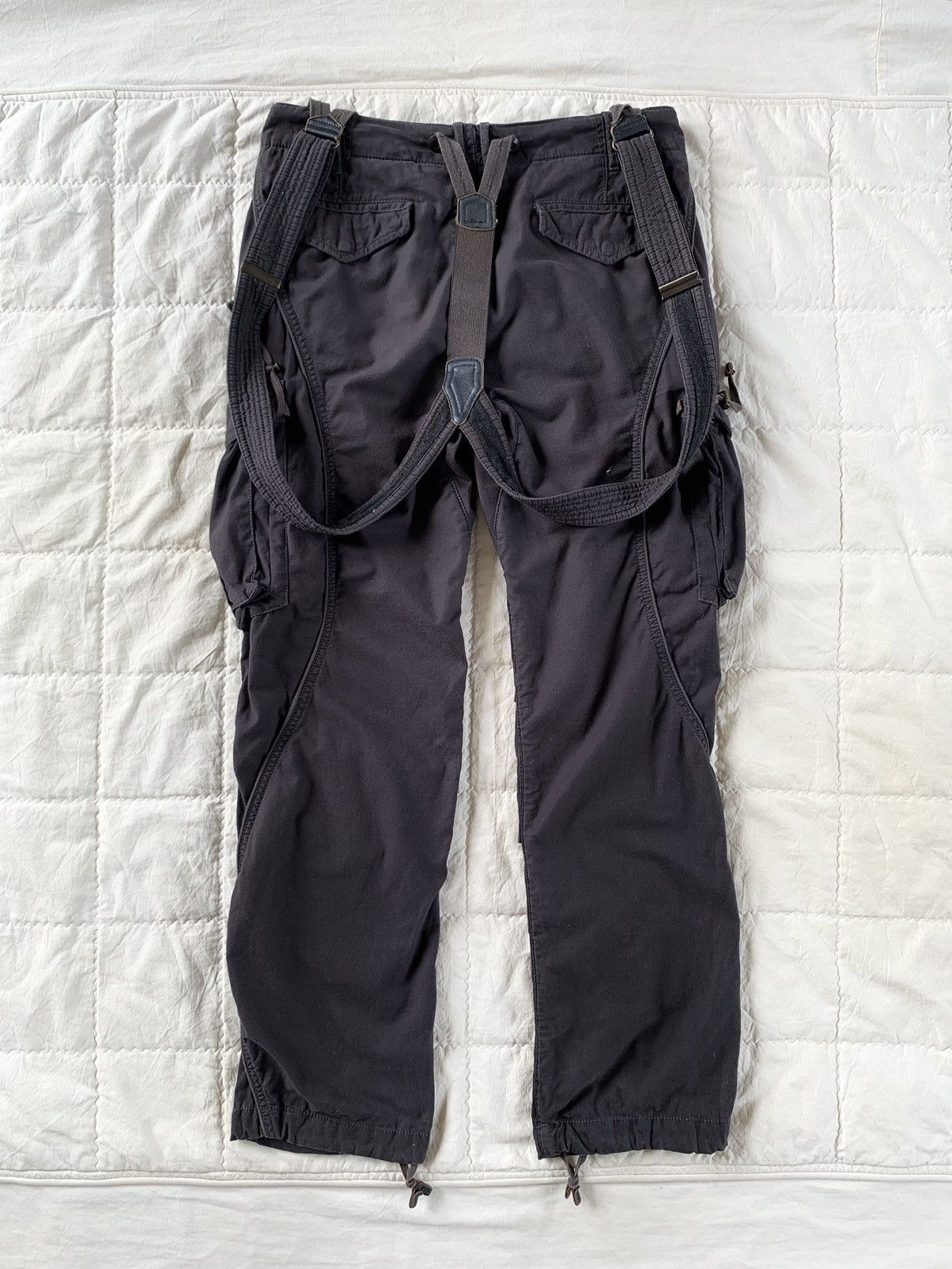 If Six Was Nine 2000s GOA Suspender Moto Cargo Pant Size US 34 / EU 50 - 2 Thumbnail