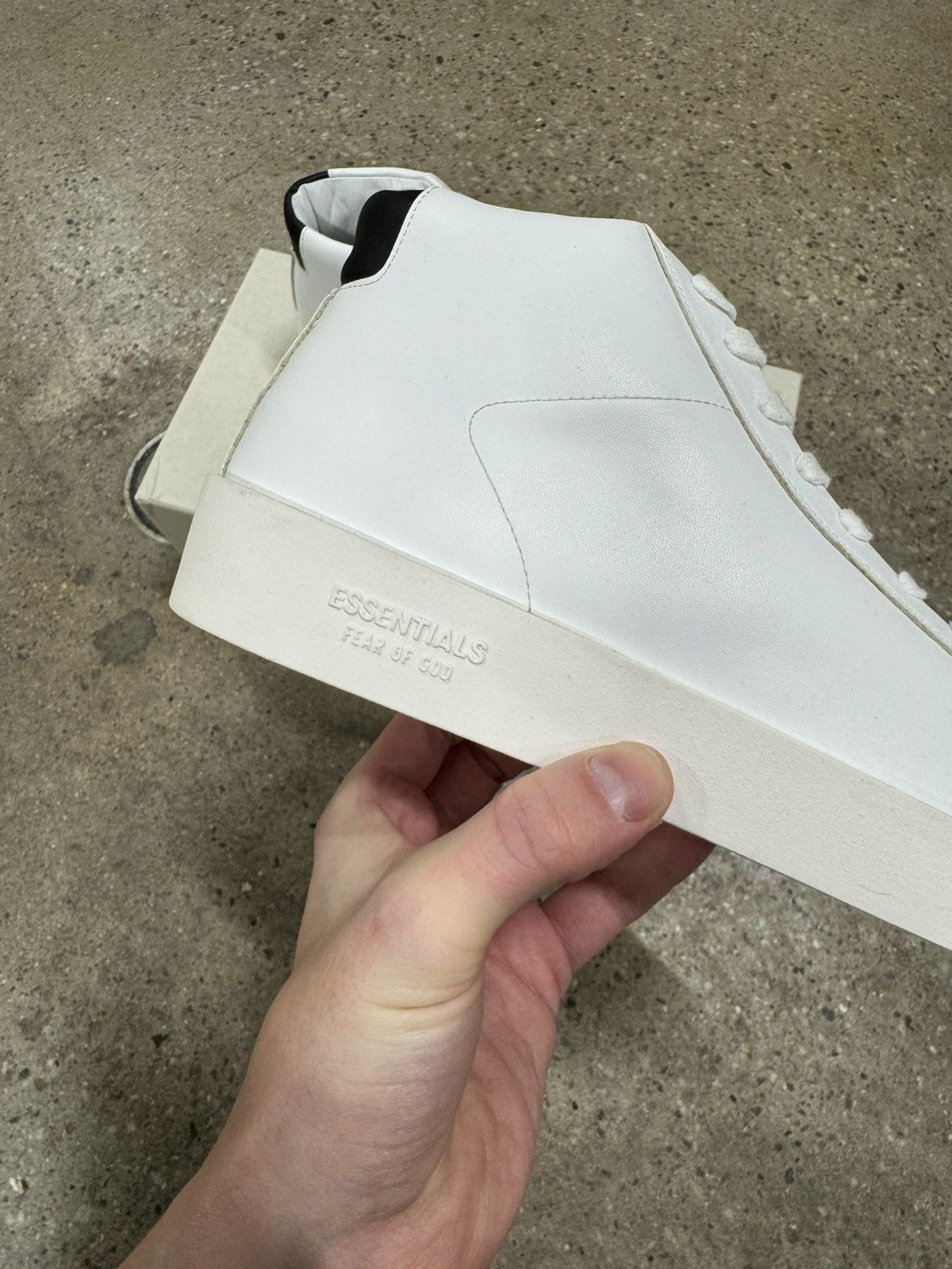 Essentials × Fear of God Fear of God Essentials Tennis High Top Sneaker NEW 325$ Size US 8 / EU 41 - 2 Thumbnail