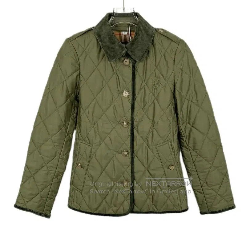 Burberry Burberry Military Green Cotton Jacket for Women. Size XS / US 0-2 / IT 36-38 - 1 Thumbnail