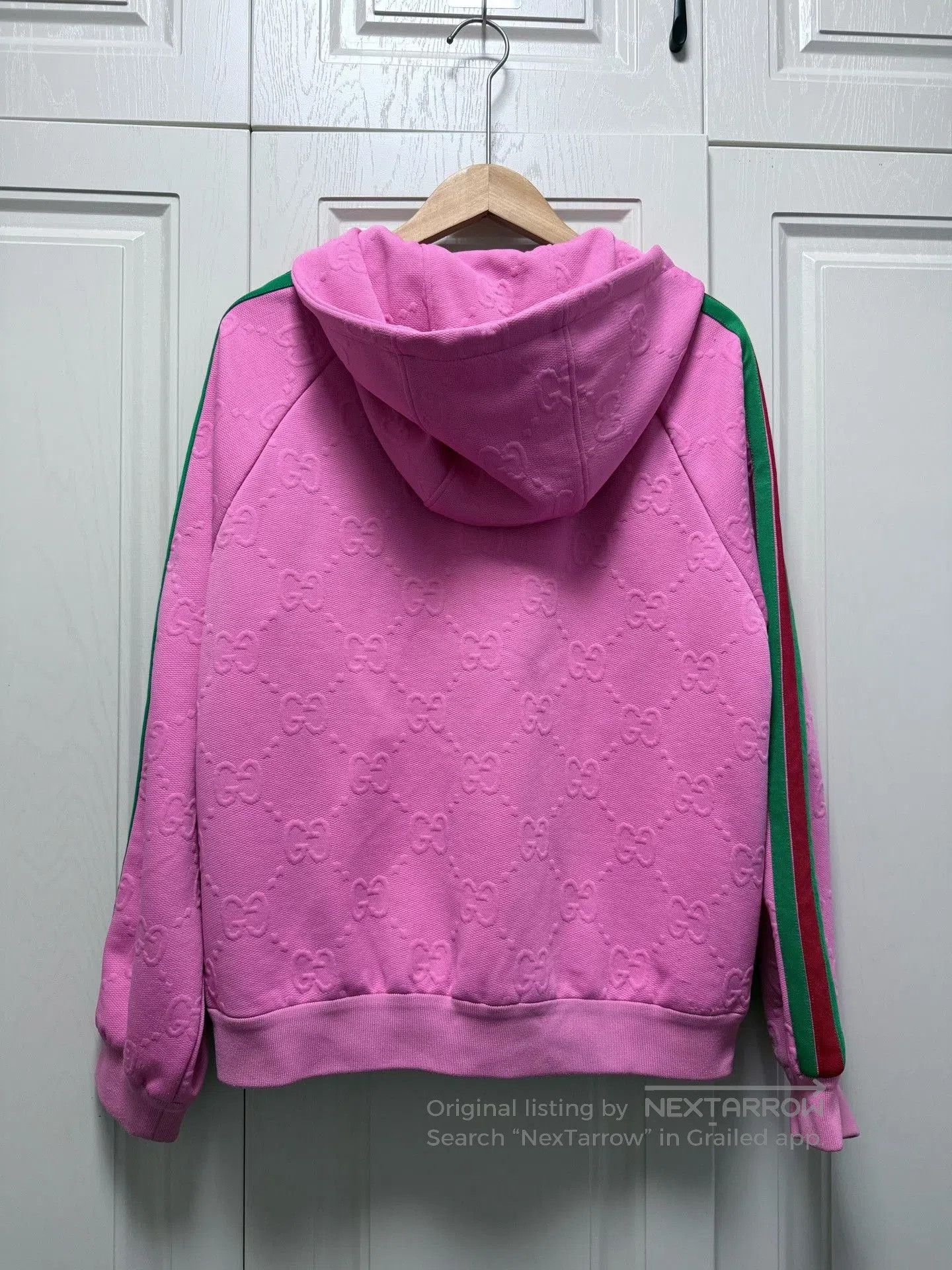 Gucci Gucci Pink Green Zip Hooded All. Size L / US 10 / IT 46 - 2 Thumbnail
