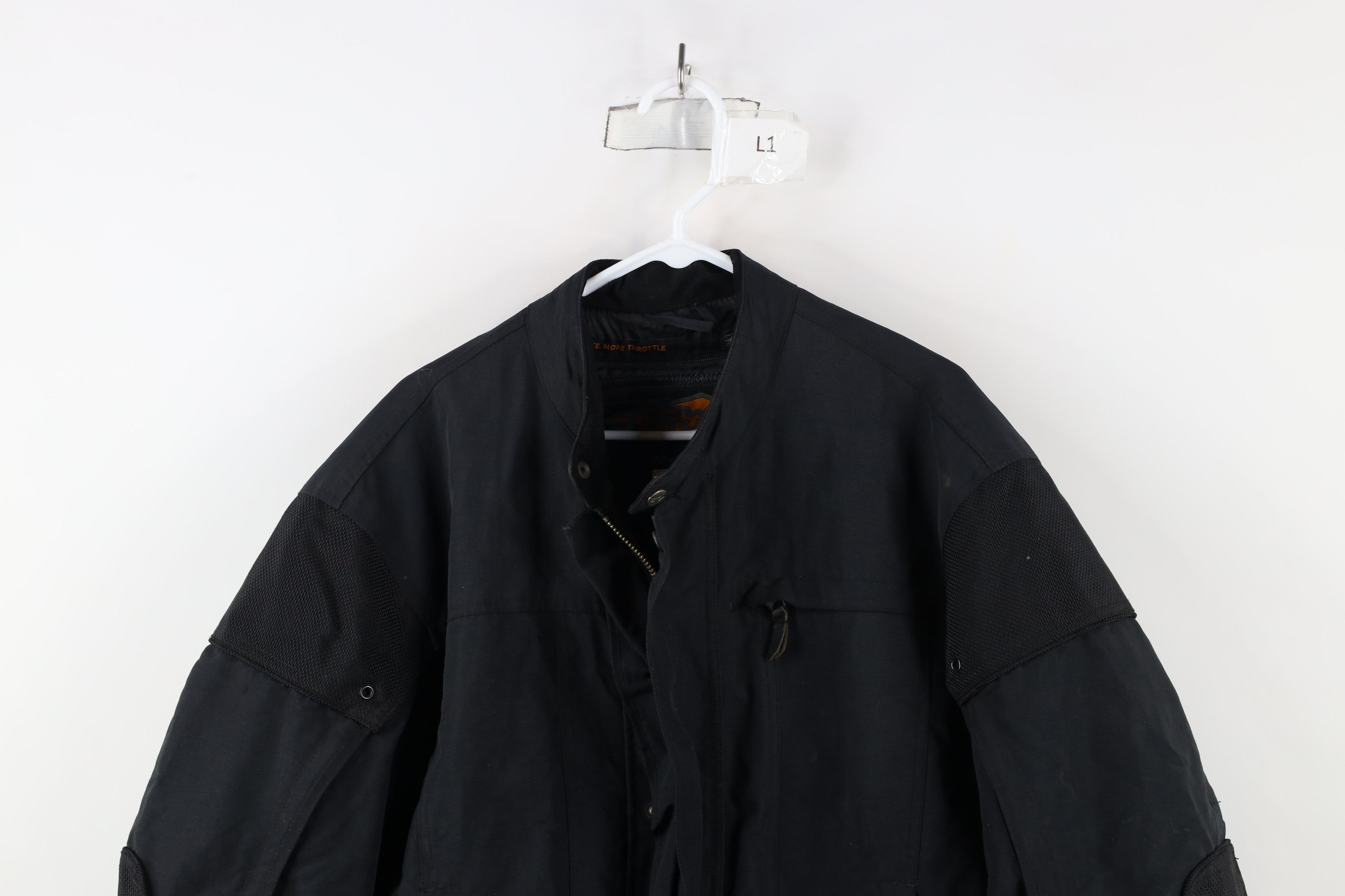 Vintage Vintage Streetwear Lined Full Zip Motorcycle Riding Jacket Size US L / EU 52-54 / 3 - 2 Thumbnail