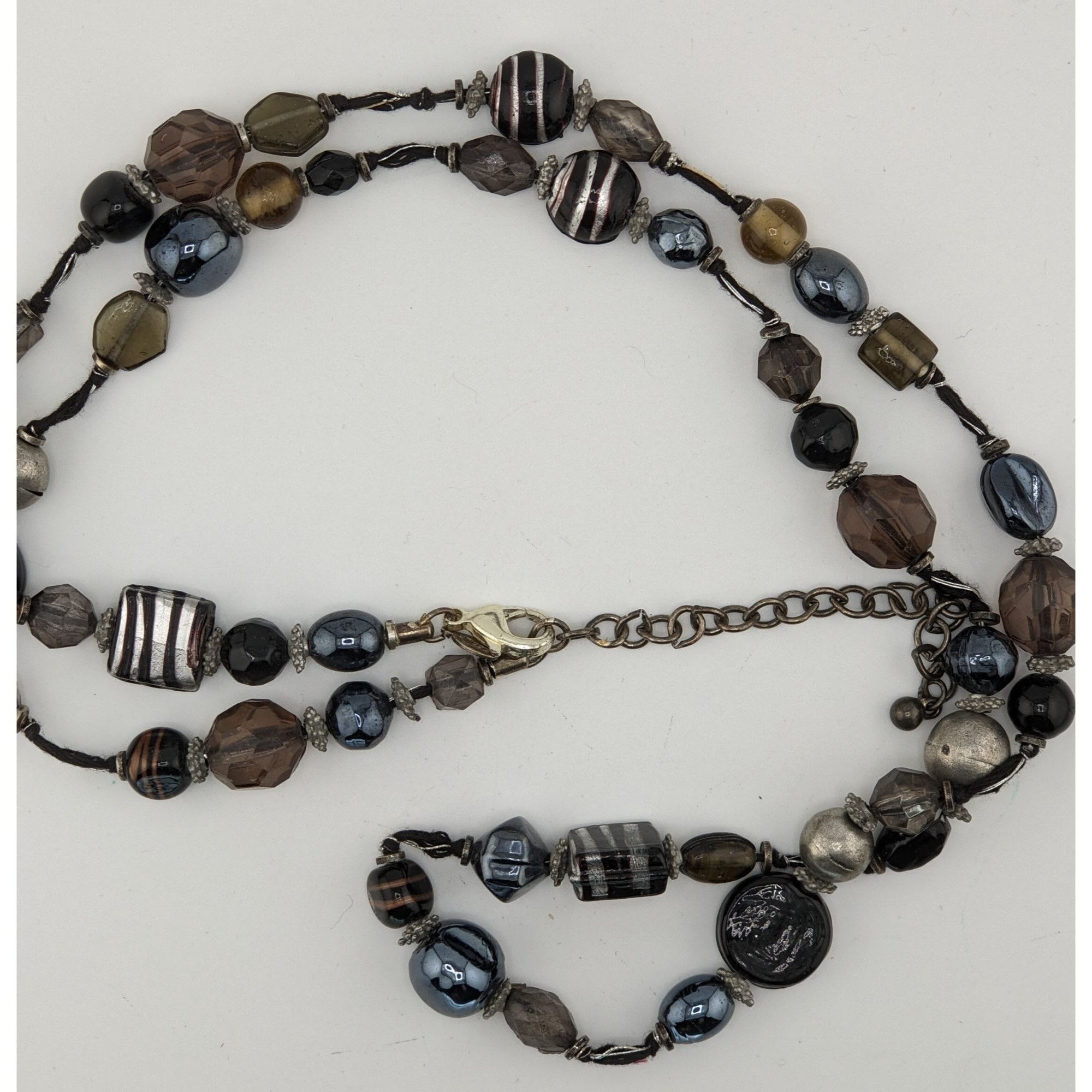 Chicos Chicos Vintage Glass & Metal Statement Opera Necklace Size ONE SIZE - 5 Thumbnail