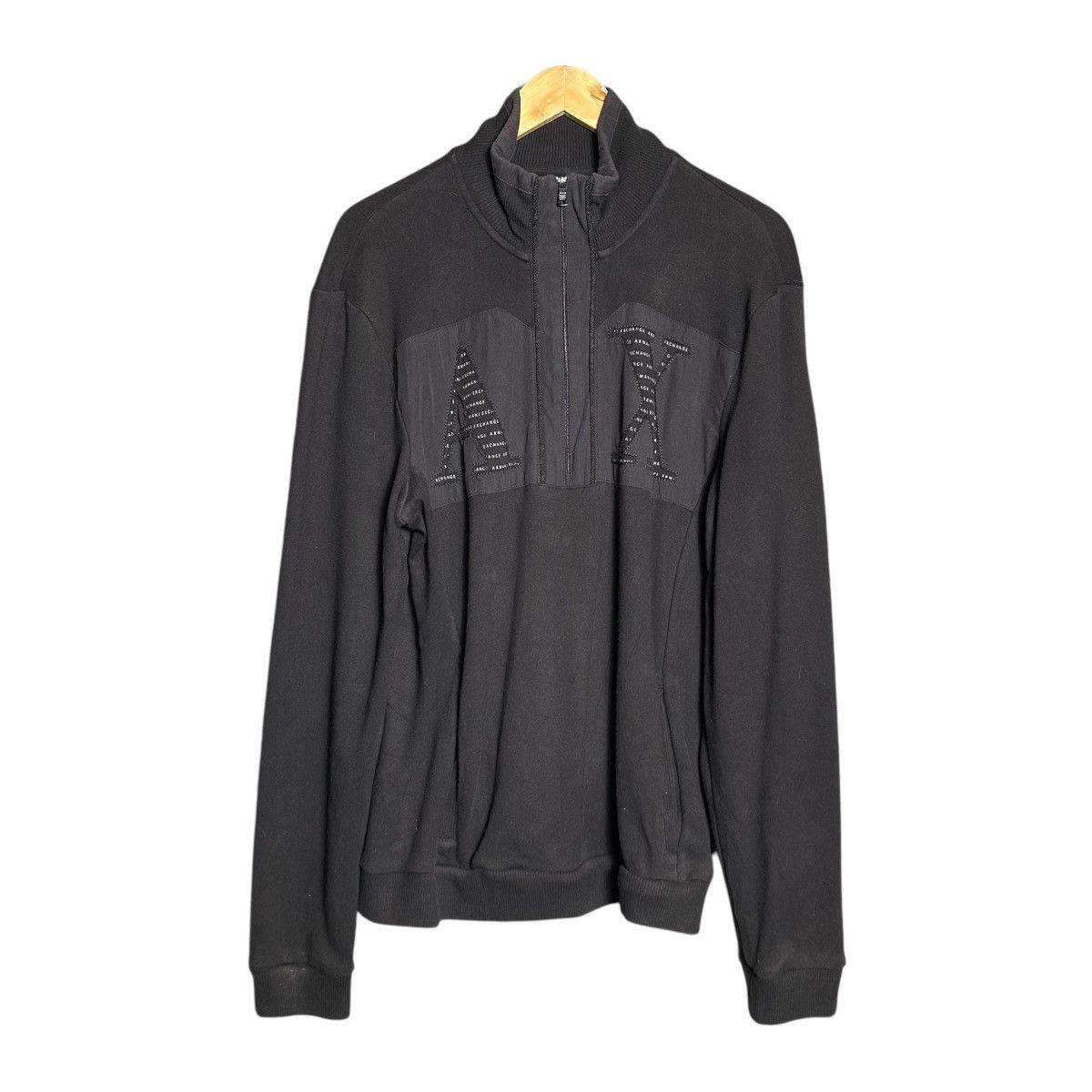 Armani Exchange Armani Exchange Big Logo Sweatshirt Size L / US 10 / IT 46 - 1 Thumbnail