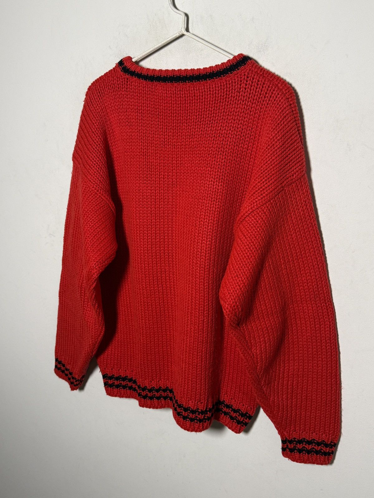 Giorgio Armani Vintage Emporio Armani chunky knit sweater Size US L / EU 52-54 / 3 - 6 Thumbnail