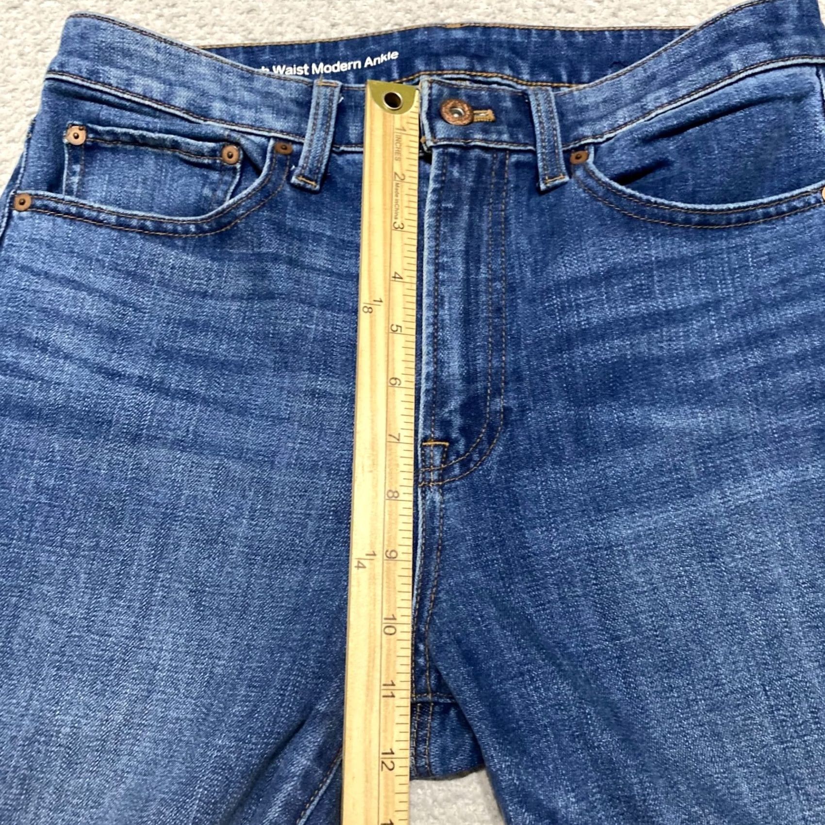Talbots Talbots Jeans Blue Medium Wash High Waist Ankle Denim 26 Inseam 5-Pocket Regular Women Size 28" / US 6 / IT 42 - 7 Thumbnail