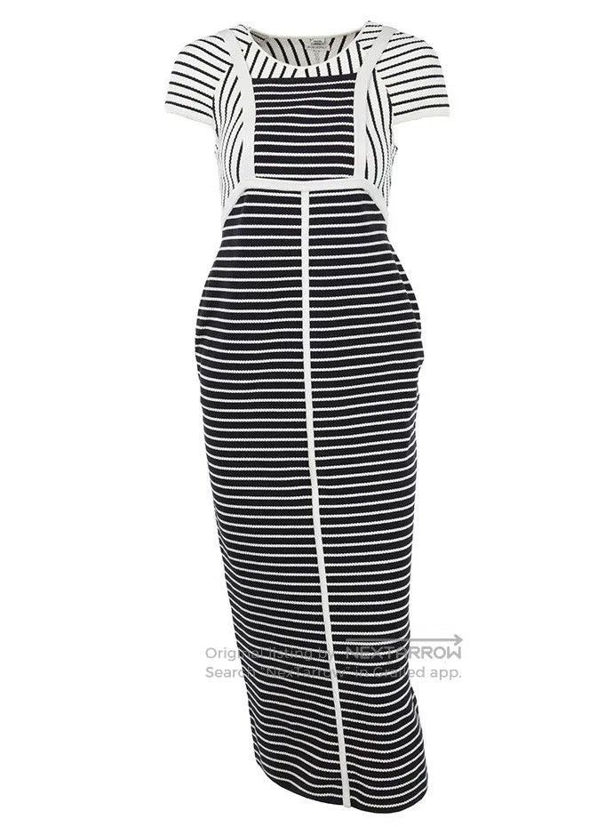Hermes Hermes Striped Two-Piece Dress Size XS / US 0-2 / IT 36-38 - 1 Thumbnail