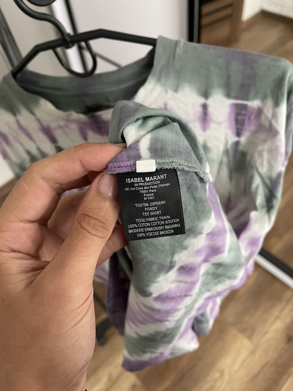 Isabel Marant Isabel Marant Tie Dye T-Shirt Tee Size US L / EU 52-54 / 3 - 12 Thumbnail