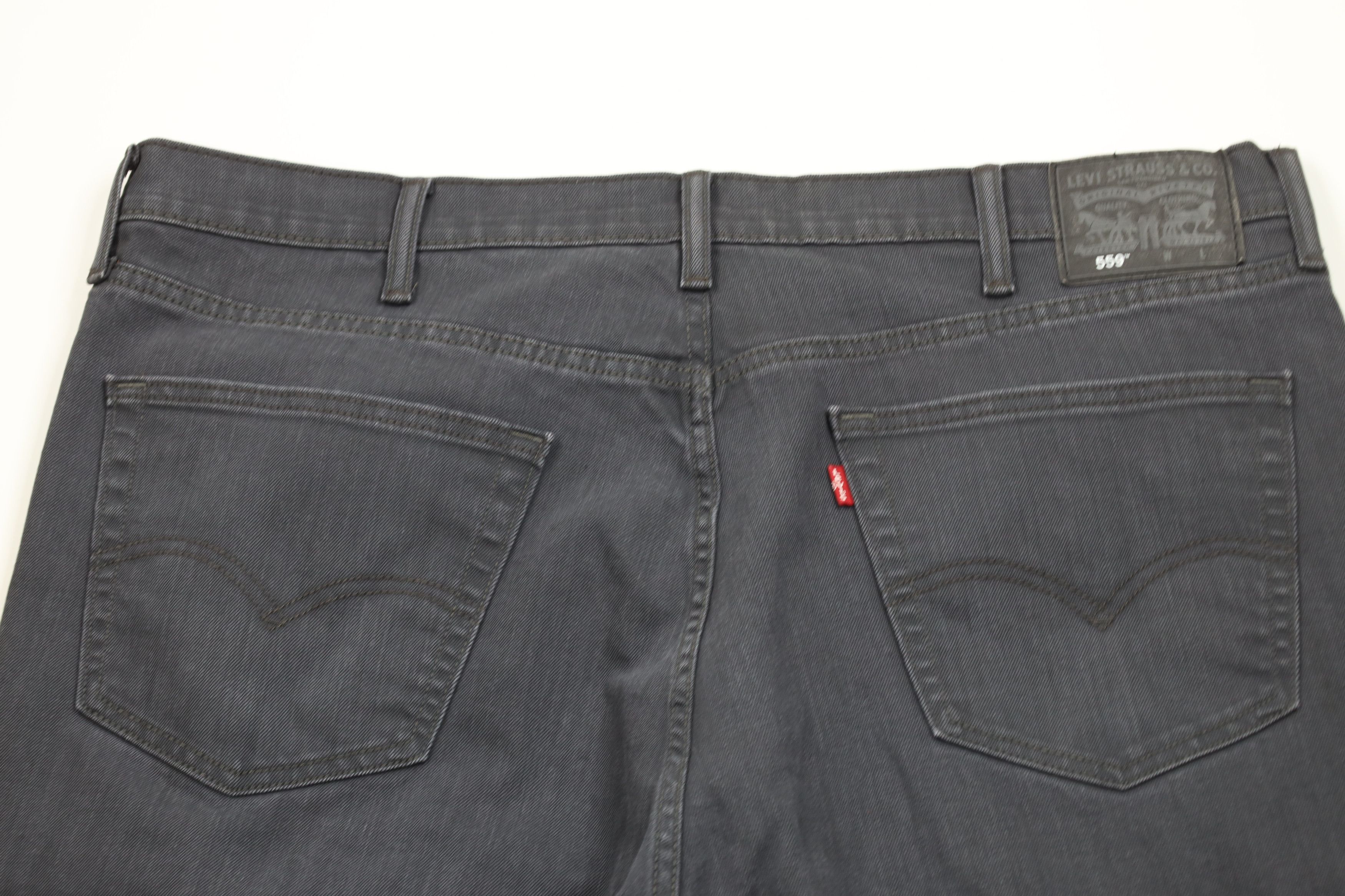 Levi's Vintage Y2K Levis 559 Straight Wide Leg Jeans Dark Gray Size US 44 / EU 60 - 9 Thumbnail