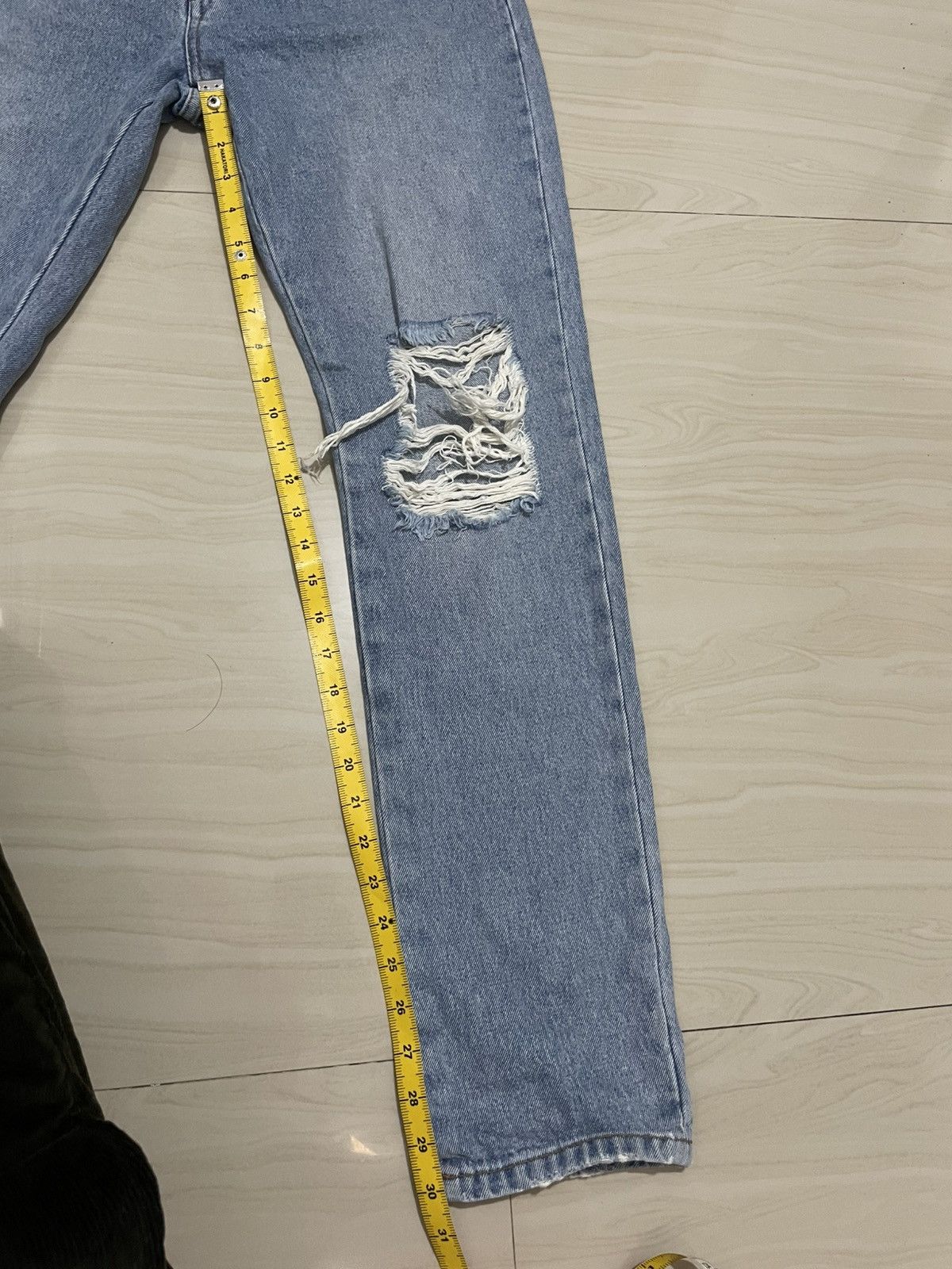 MSGM MSGM MILANO DENIM FADED DISTRESSED Size US 31 - 15 Thumbnail
