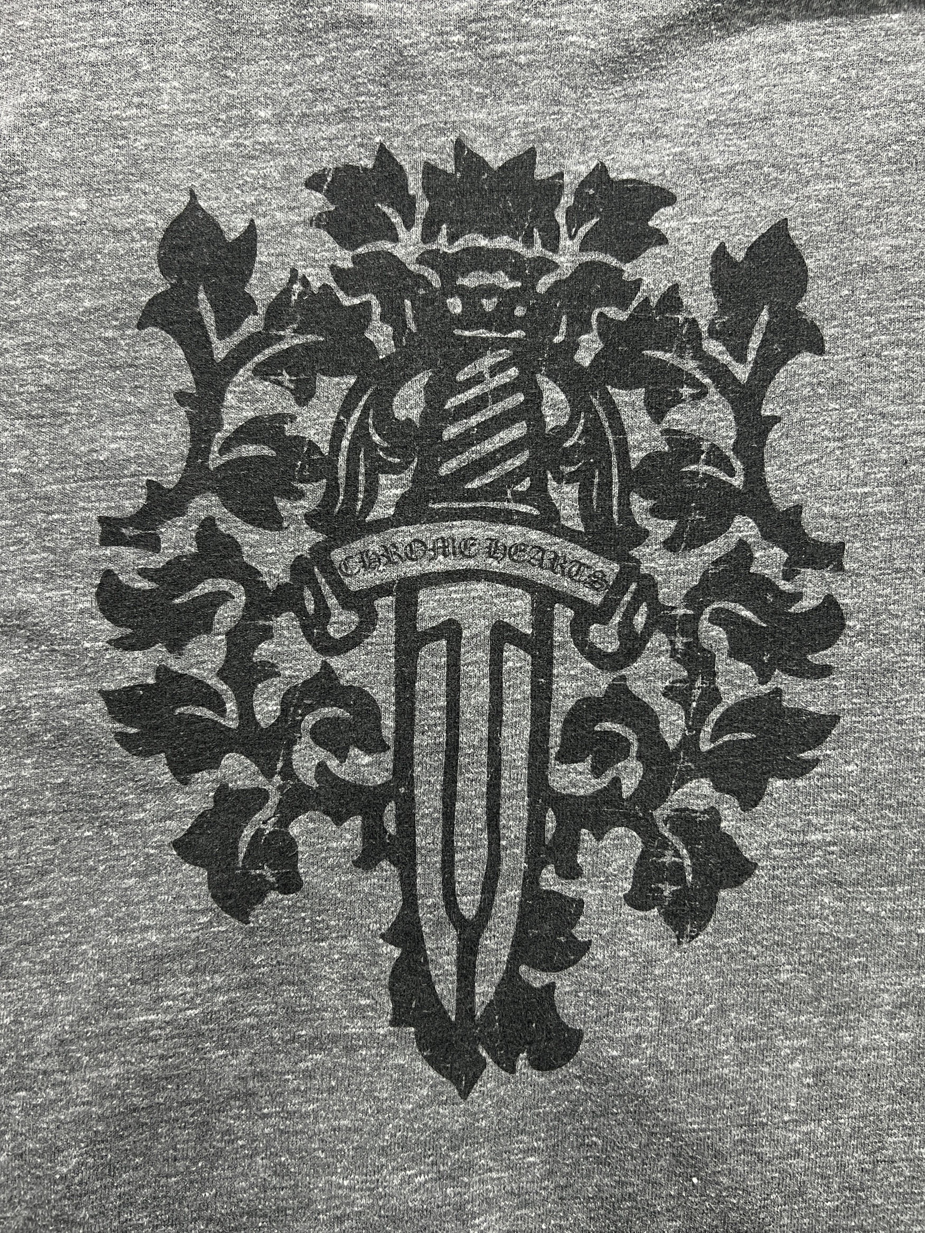 Chrome Hearts Chrome Hearts Dagger Zip Hoodie Gray Crest Logo S Size US S / EU 44-46 / 1 - 5 Thumbnail