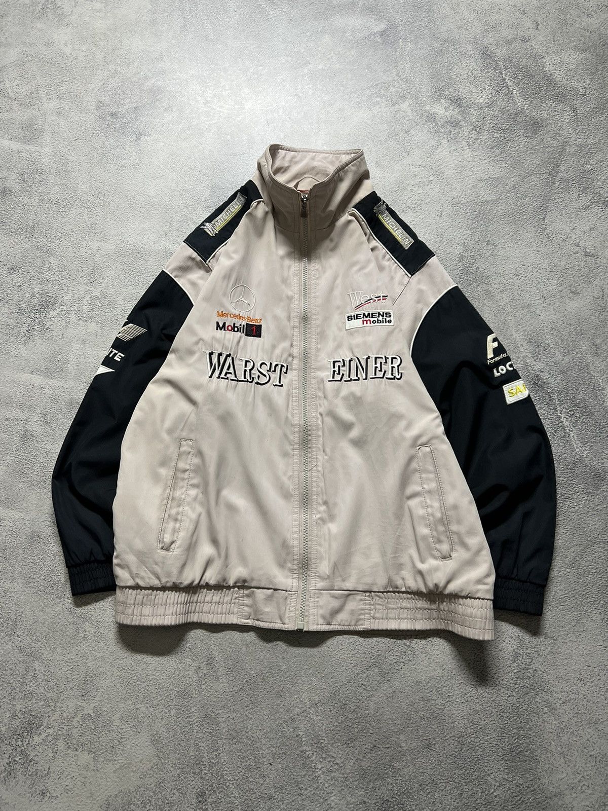 Mercedes-Benz Vintage Y2k Mercedes Benz McLaren Warsteiner Racing Bomber Size US S / EU 44-46 / 1 - 4 Thumbnail