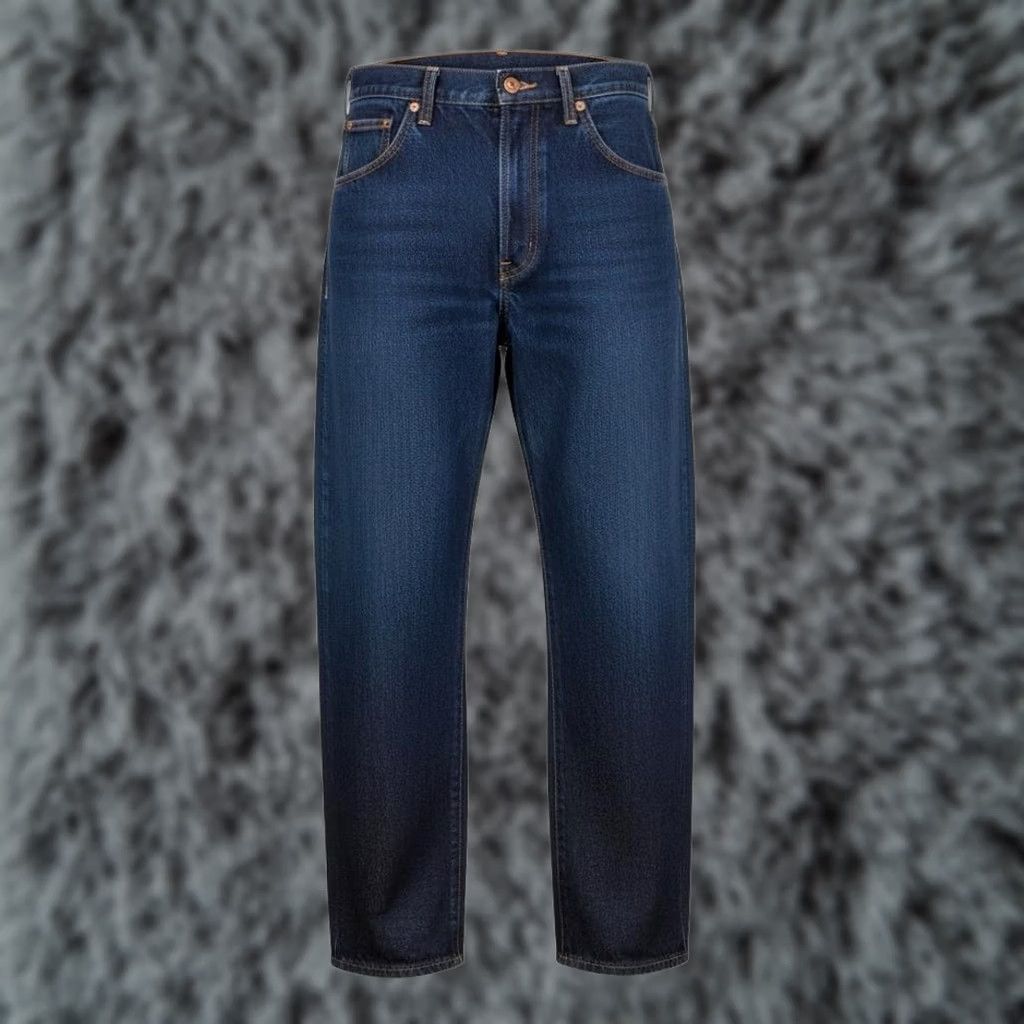 Dickies Dickies Jeans Mens 32x30 Blue Dark Wash Straight Relaxed Zip Fly Denim 5-Pocket Logo USA Modern Casual Jeans Mens Regular Fit Size US 32 / EU 48 - 1 Thumbnail