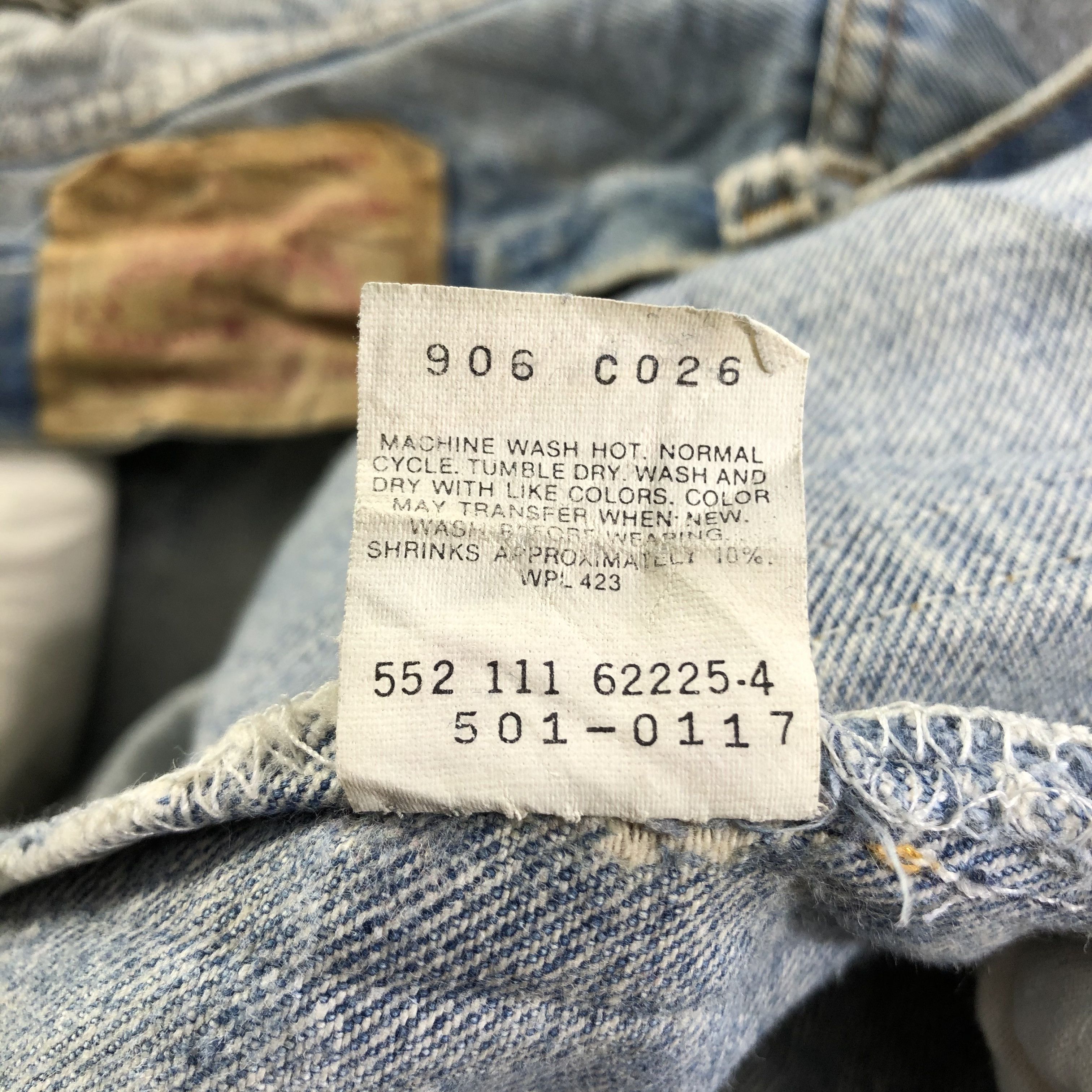 Levi's 90s Vintage Levis 501 Jeans-J3638 Size US 33 - 13 Thumbnail
