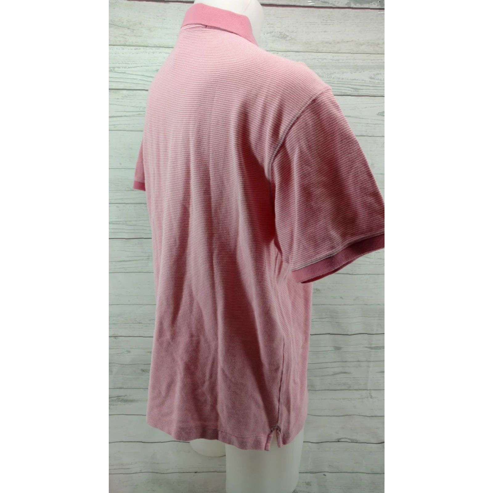 Vineyard Vines Vineyard Vines Mens Striped Polo Shirt Pink Whale Logo Cotton Size Large Size US L / EU 52-54 / 3 - 5 Thumbnail