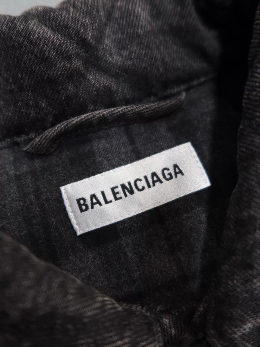 Balenciaga Balenciaga Checkered Denim Jacket Size 36 New with Tags Size XS / US 0-2 / IT 36-38 - 3 Thumbnail