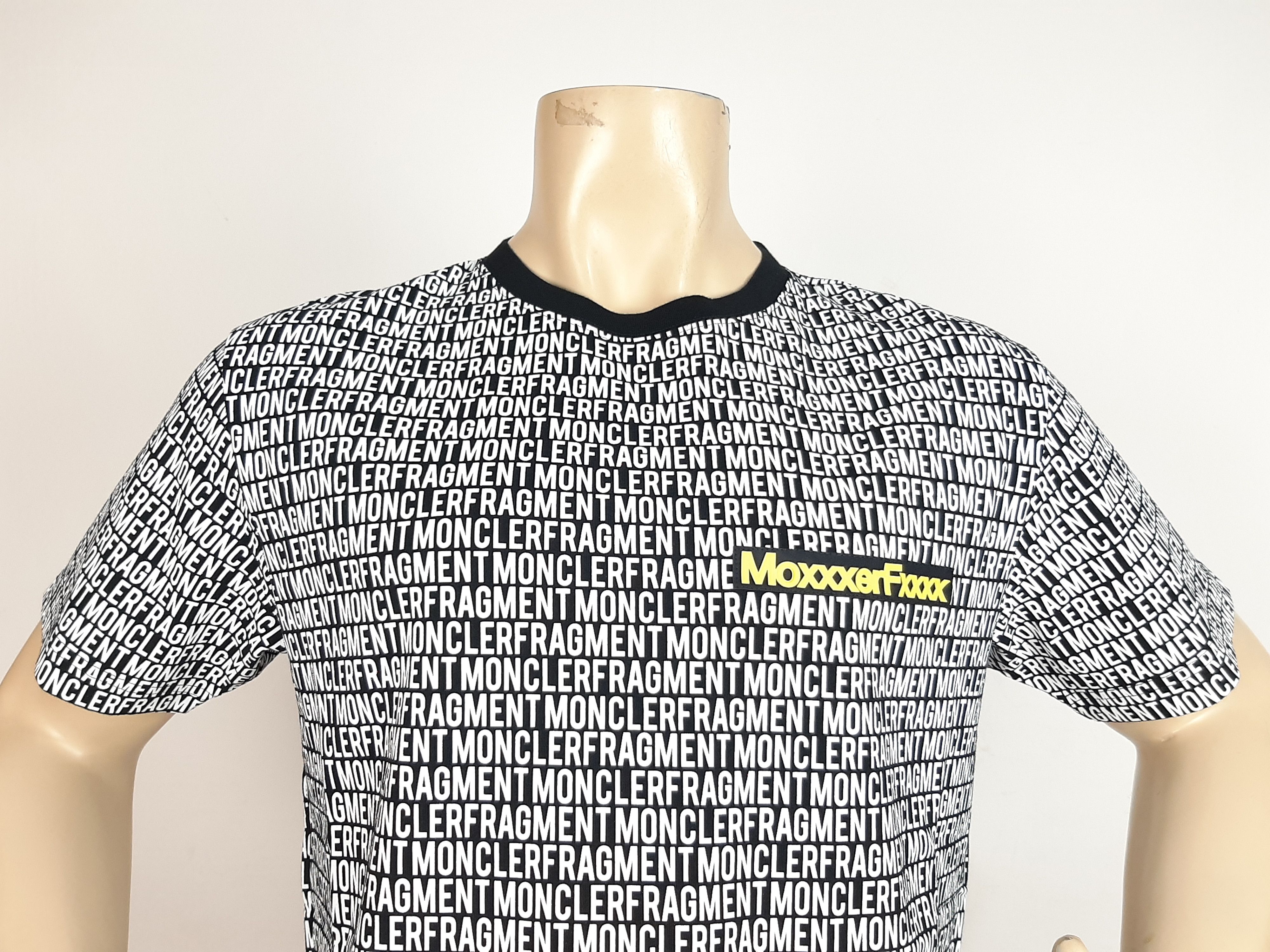 Moncler Genius 7 x Fragment T-Shirt Multicolor Men's Size S