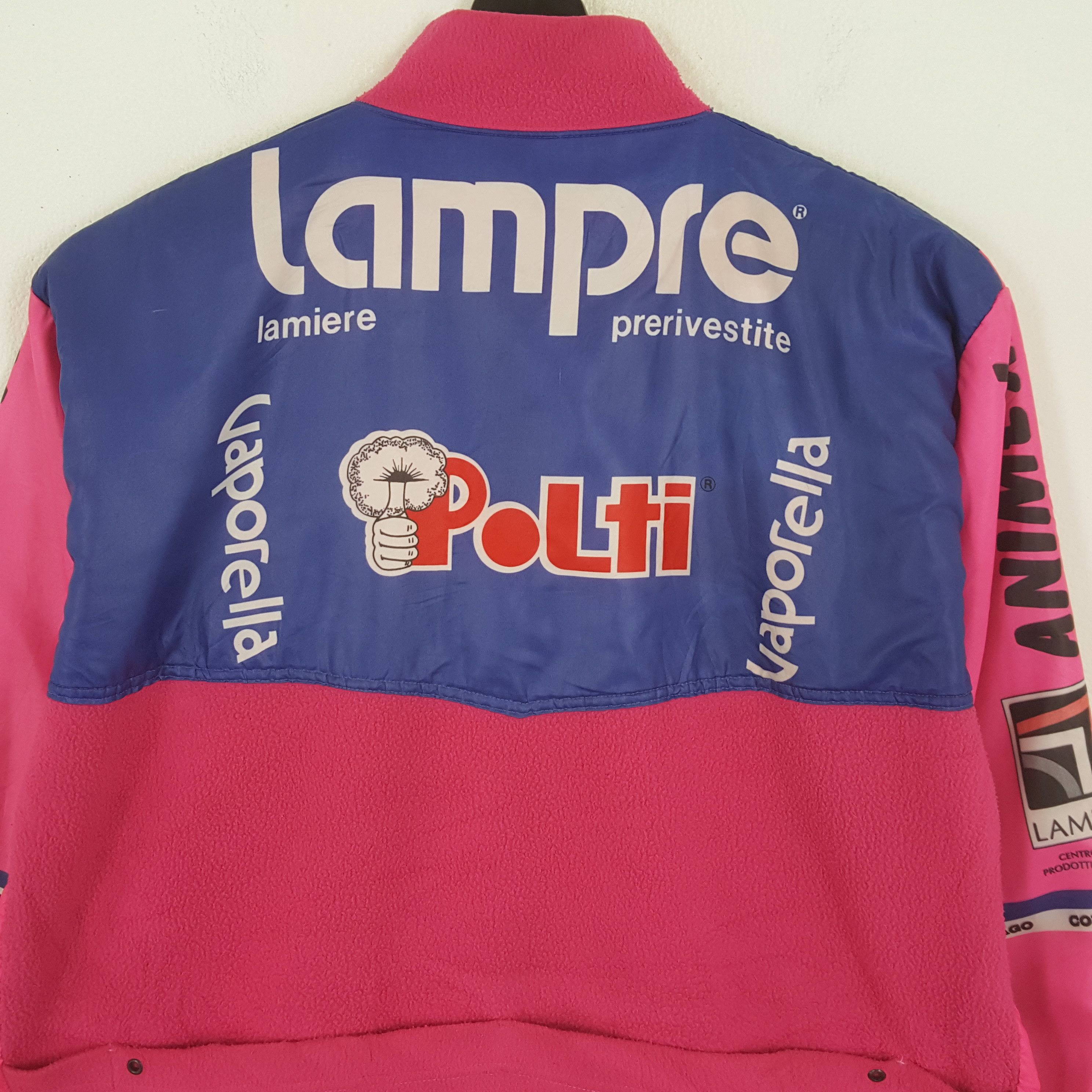 Vintage SMS SANTINI LAMPRE Sports Style Jacket Size US L / EU 52-54 / 3 - 4 Thumbnail