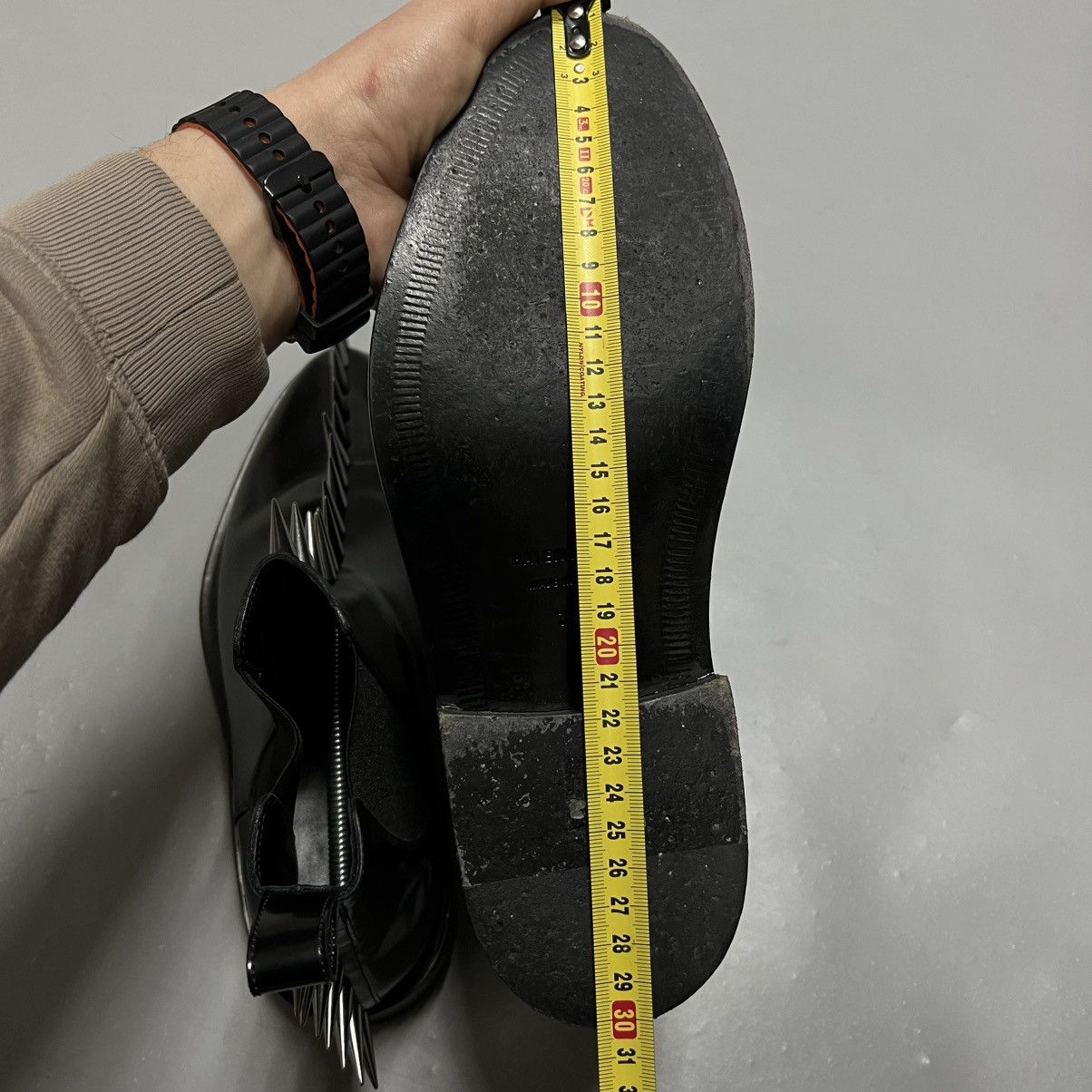 Balenciaga Balenciaga Spike Accents Leather Chelsea Boots Black men's Size US 6.5 / EU 39-40 - 19 Thumbnail
