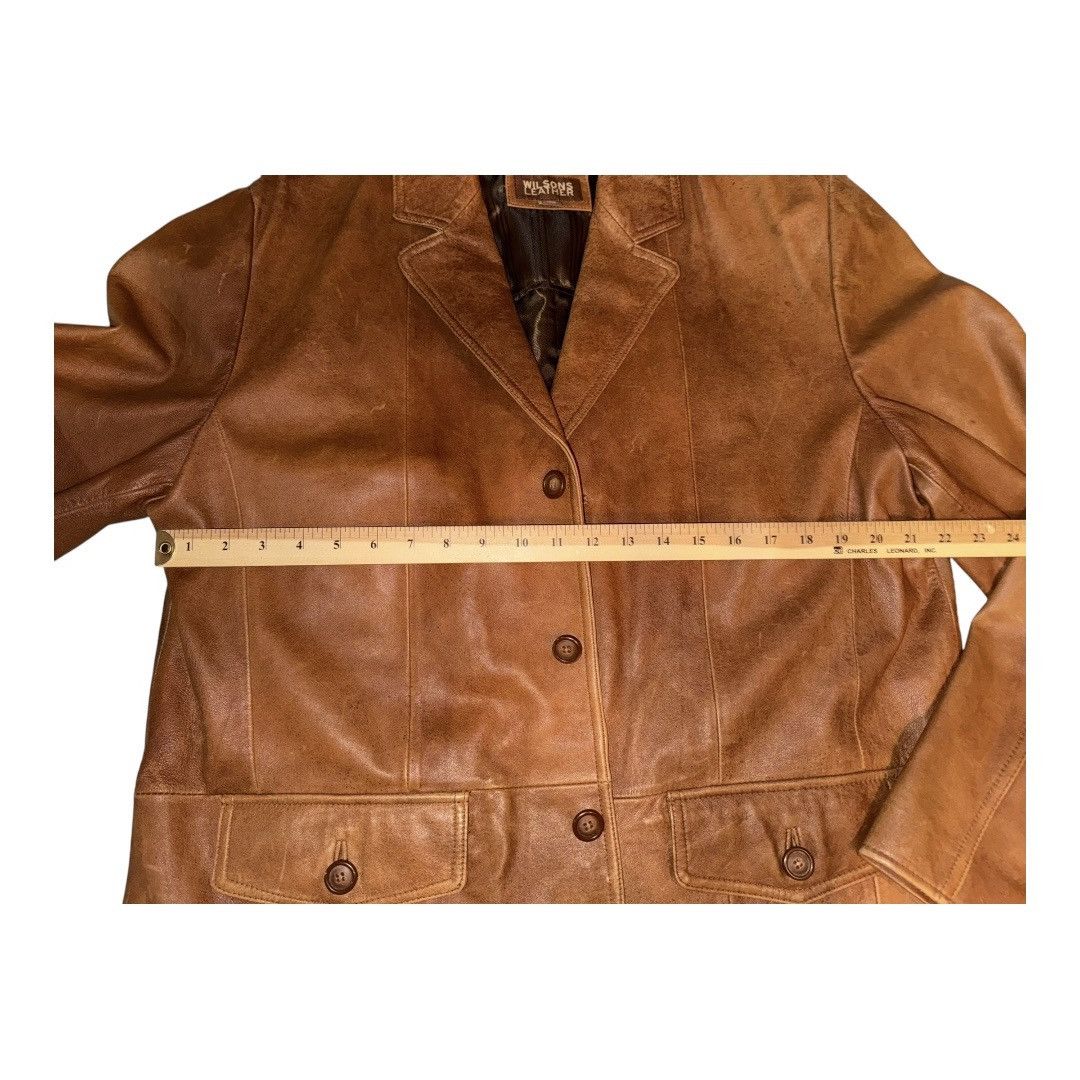 Wilsons Leather VTG Wilson’s Leathers Carmel leather collared jacket size XL Size XL / US 12-14 / IT 48-50 - 5 Thumbnail