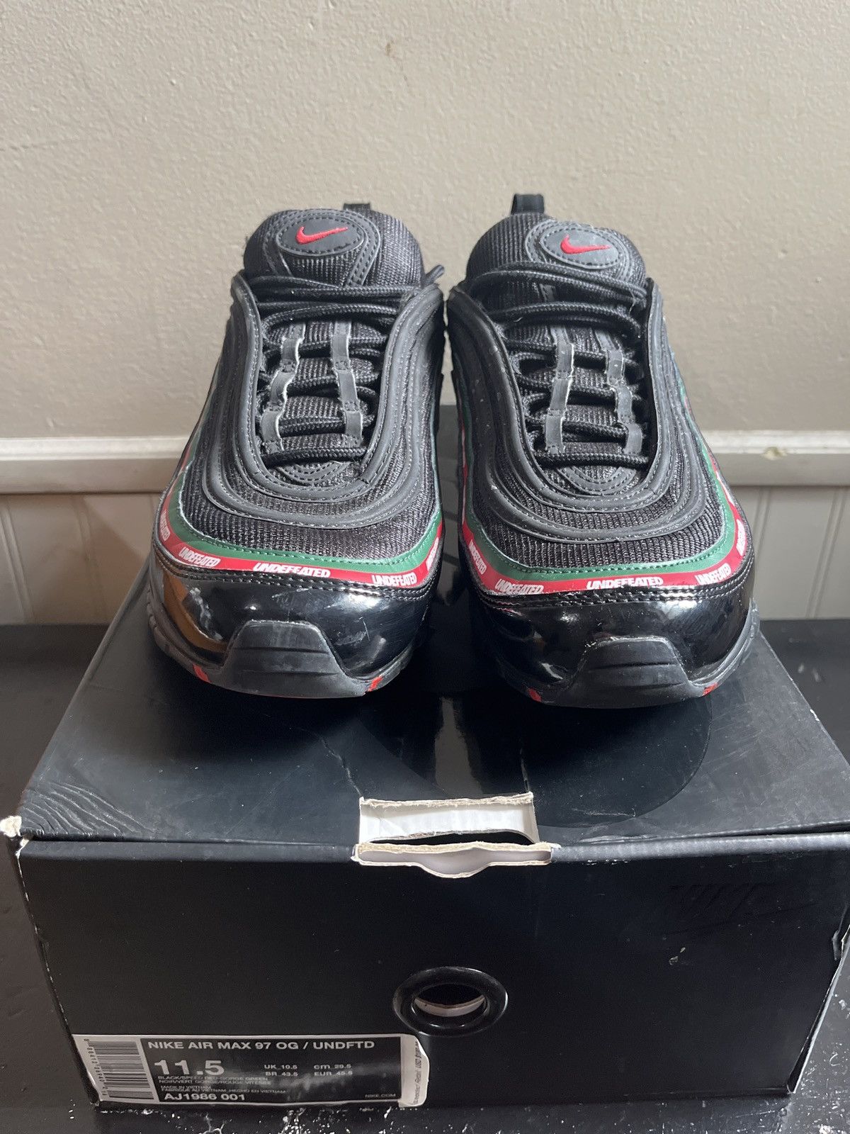 Nike × Undefeated Nik Air Max 97 OG x Undefeated Size US 11.5 / EU 44-45 - 3 Thumbnail