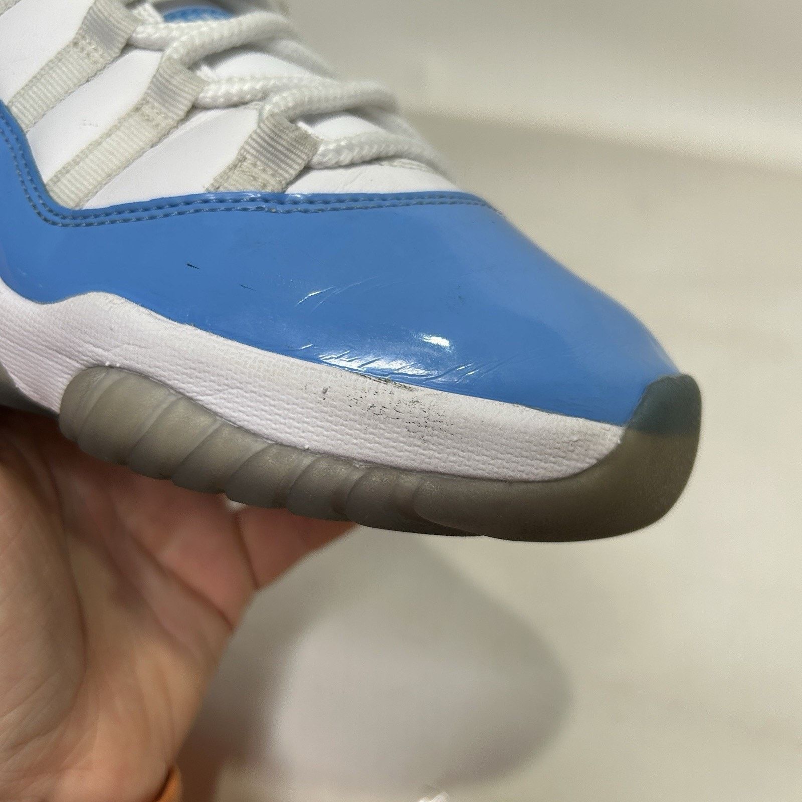 Nike Nike Air Jordan 11 Retro Low “UNC/University Blue White” Size US 9.5 / EU 42-43 - 10 Thumbnail